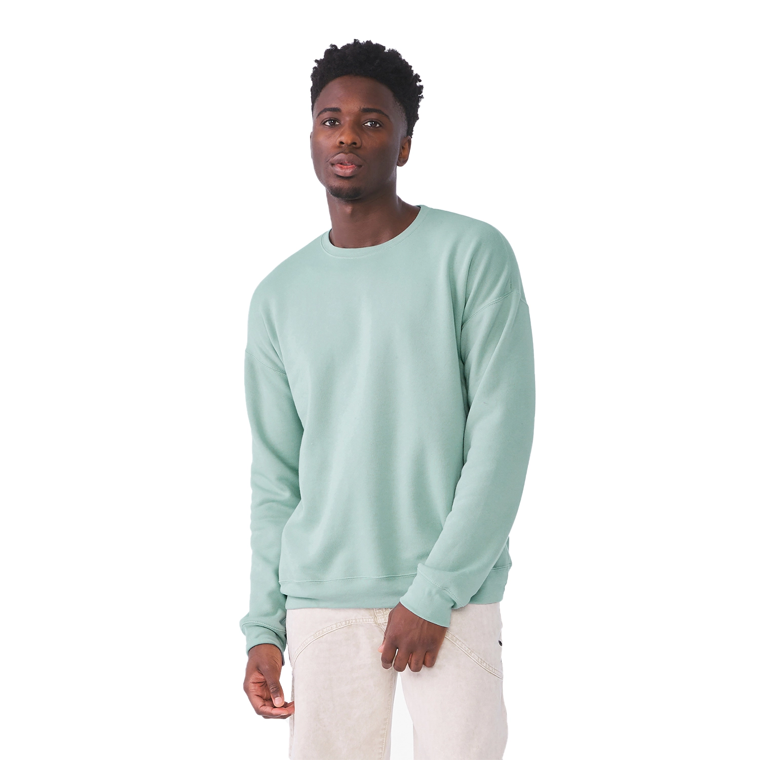 BELLA+CANVAS Decorated Unisex Sponge Fleece Drop Shoulder Sweatshirt 8