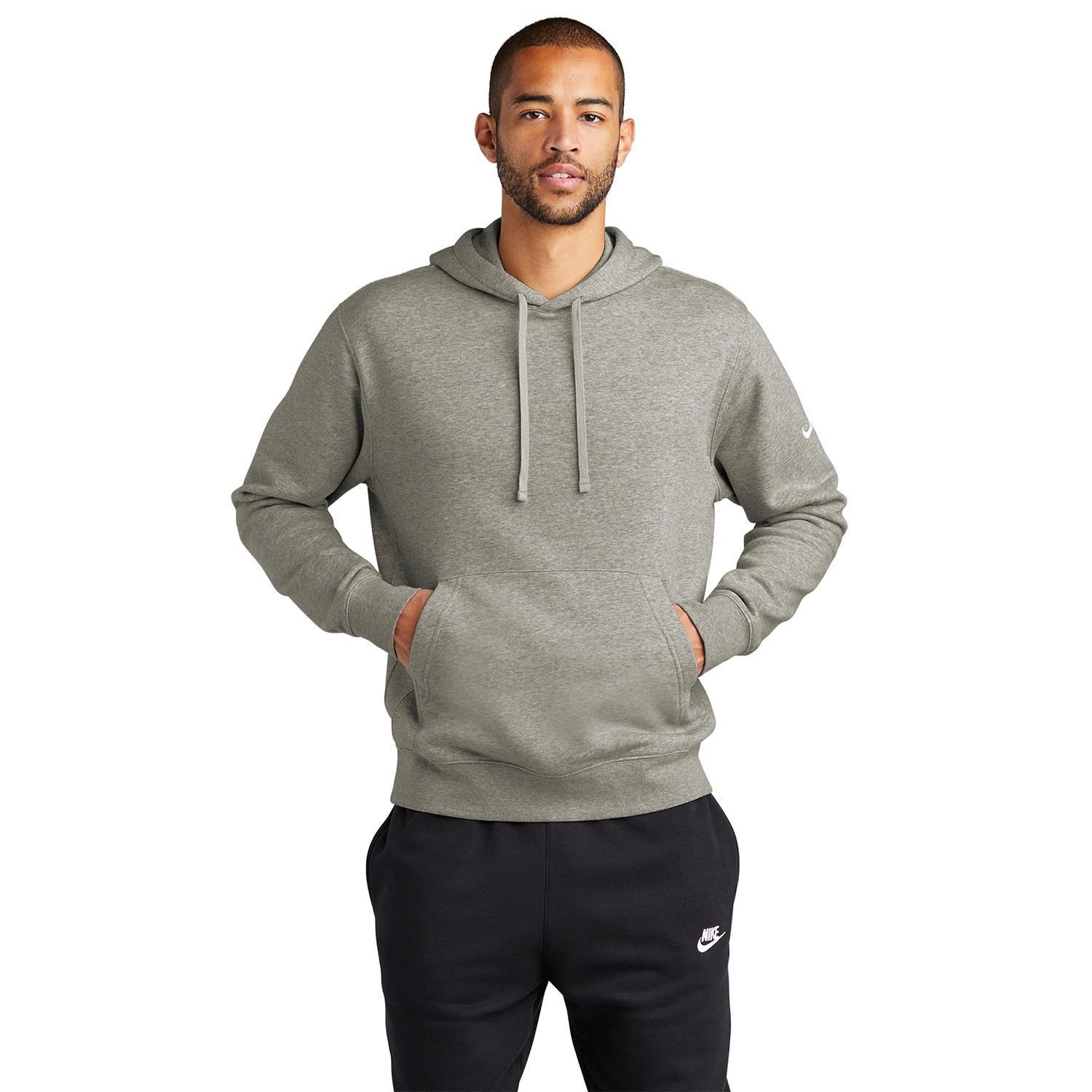 Nike Club Fleece Sleeve Swoosh Pullover Decorated Hoodie 4
