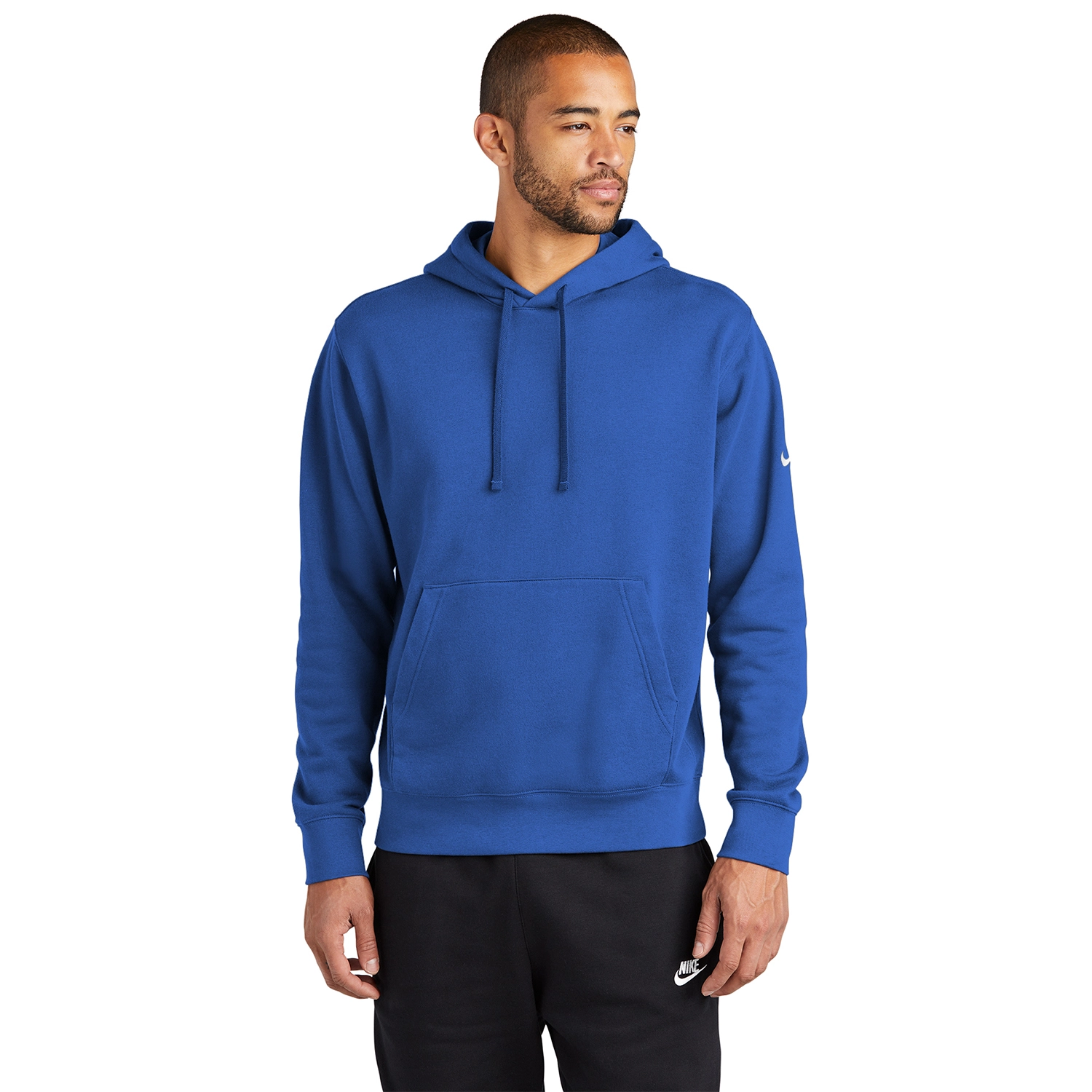 Nike Club Fleece Sleeve Swoosh Pullover Decorated Hoodie 5