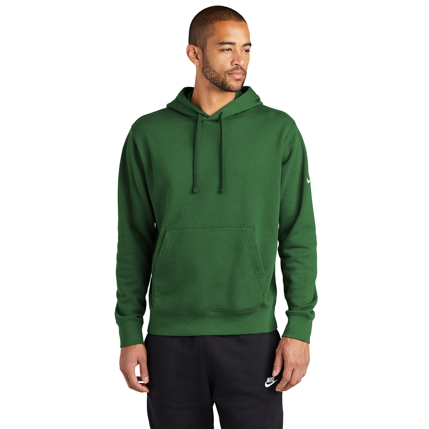 Nike Club Fleece Sleeve Swoosh Pullover Decorated Hoodie 6