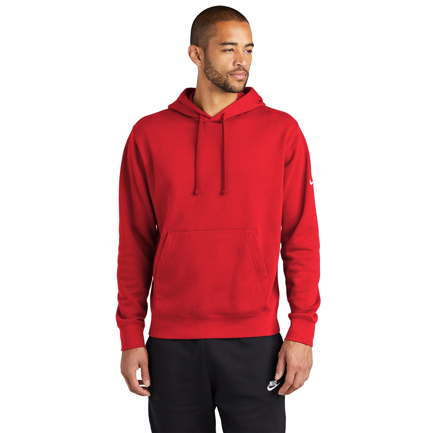 Nike Club Fleece Sleeve Swoosh Pullover Decorated Hoodie 8