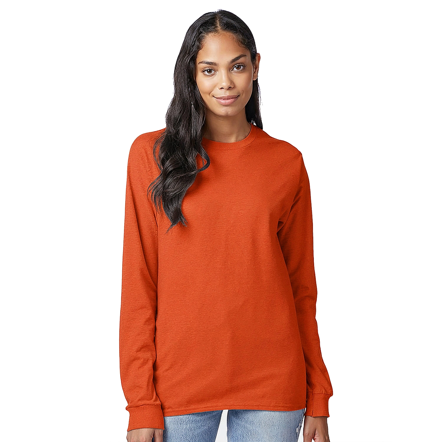 Hanes Authentic 100% Cotton Long Sleeve T-Shirt 10