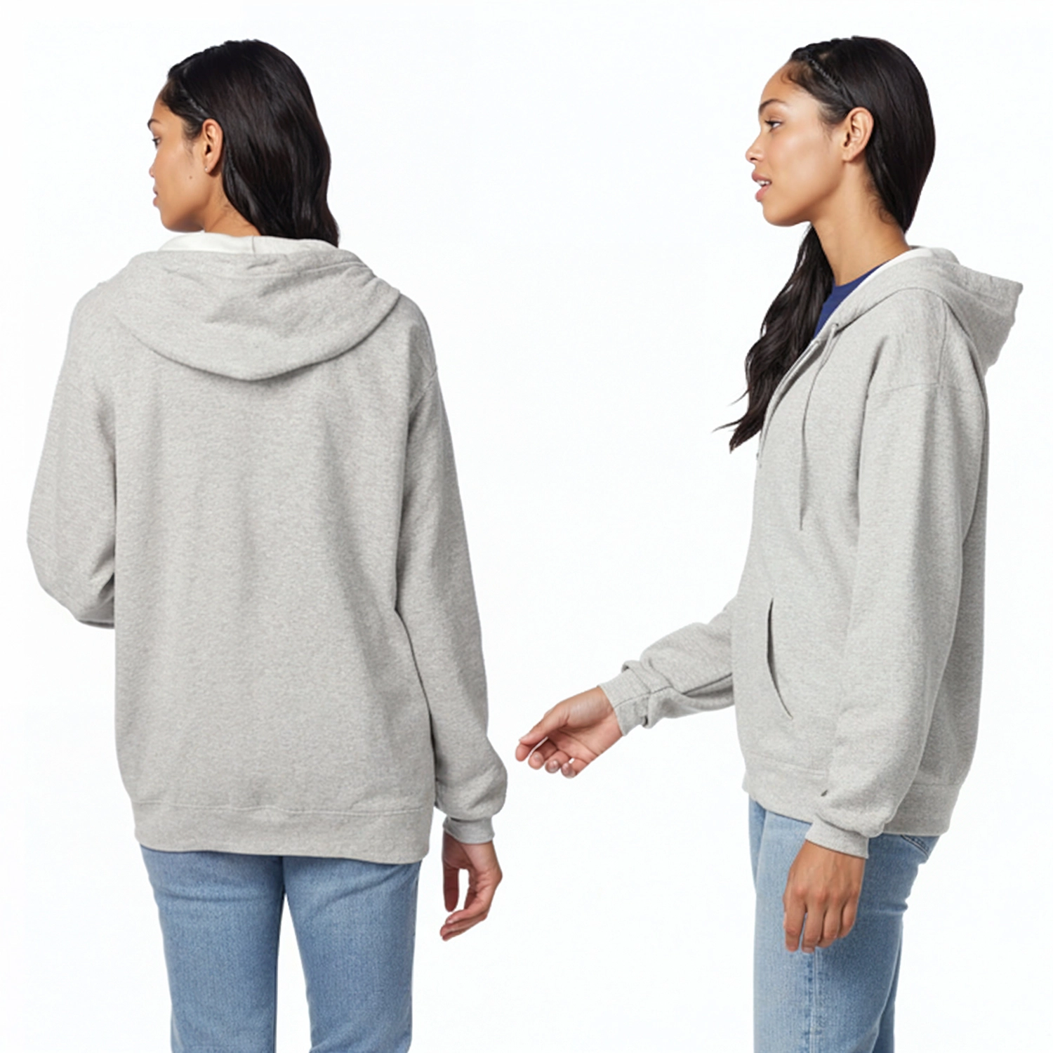 Hanes – EcoSmart Full-Zip Hooded Sweatshirt 2