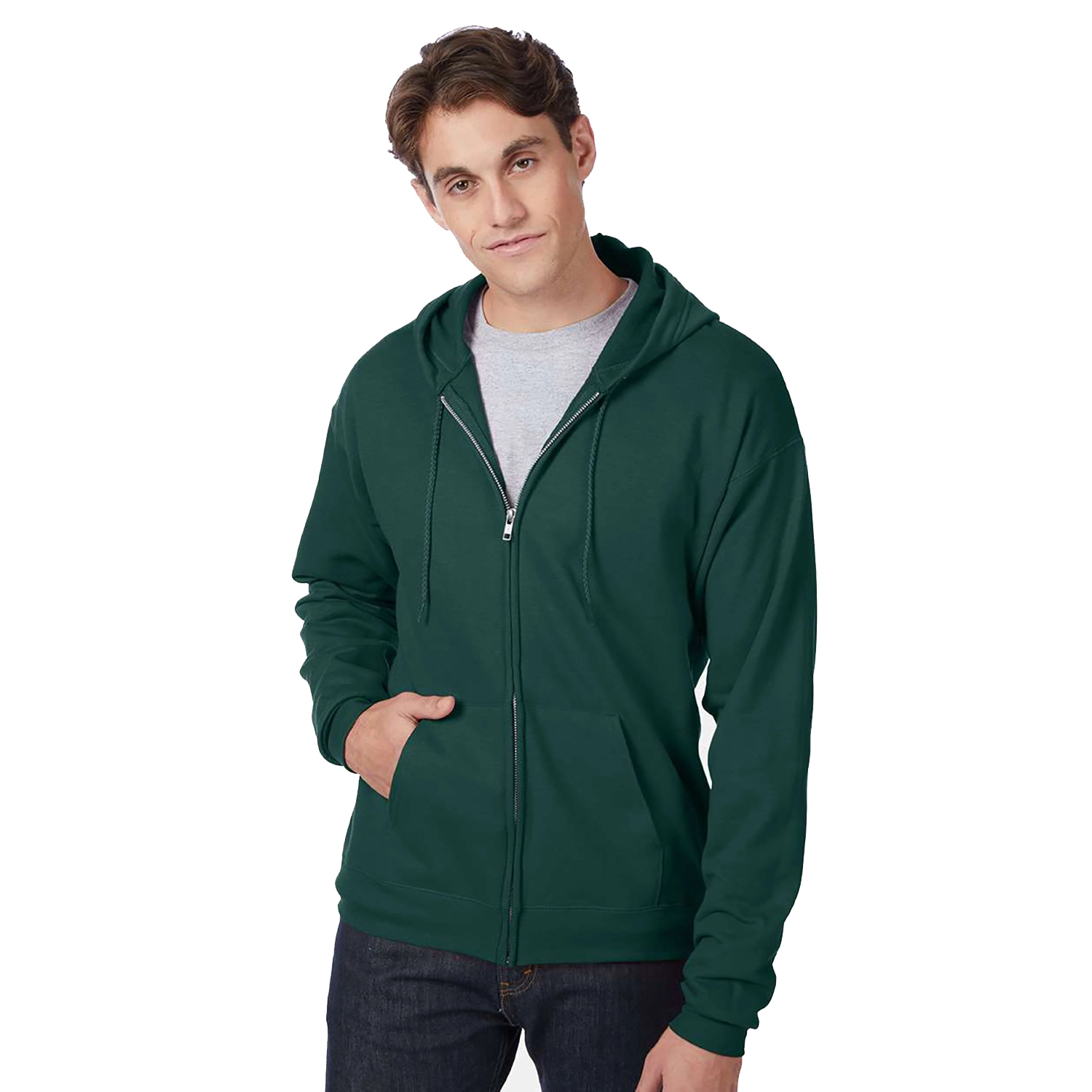 Hanes – EcoSmart Full-Zip Hooded Sweatshirt 3