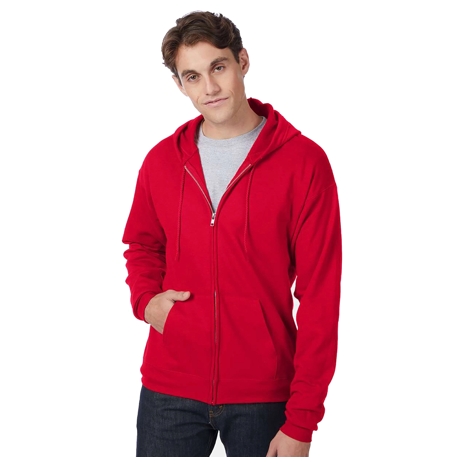 Hanes – EcoSmart Full-Zip Hooded Sweatshirt 4