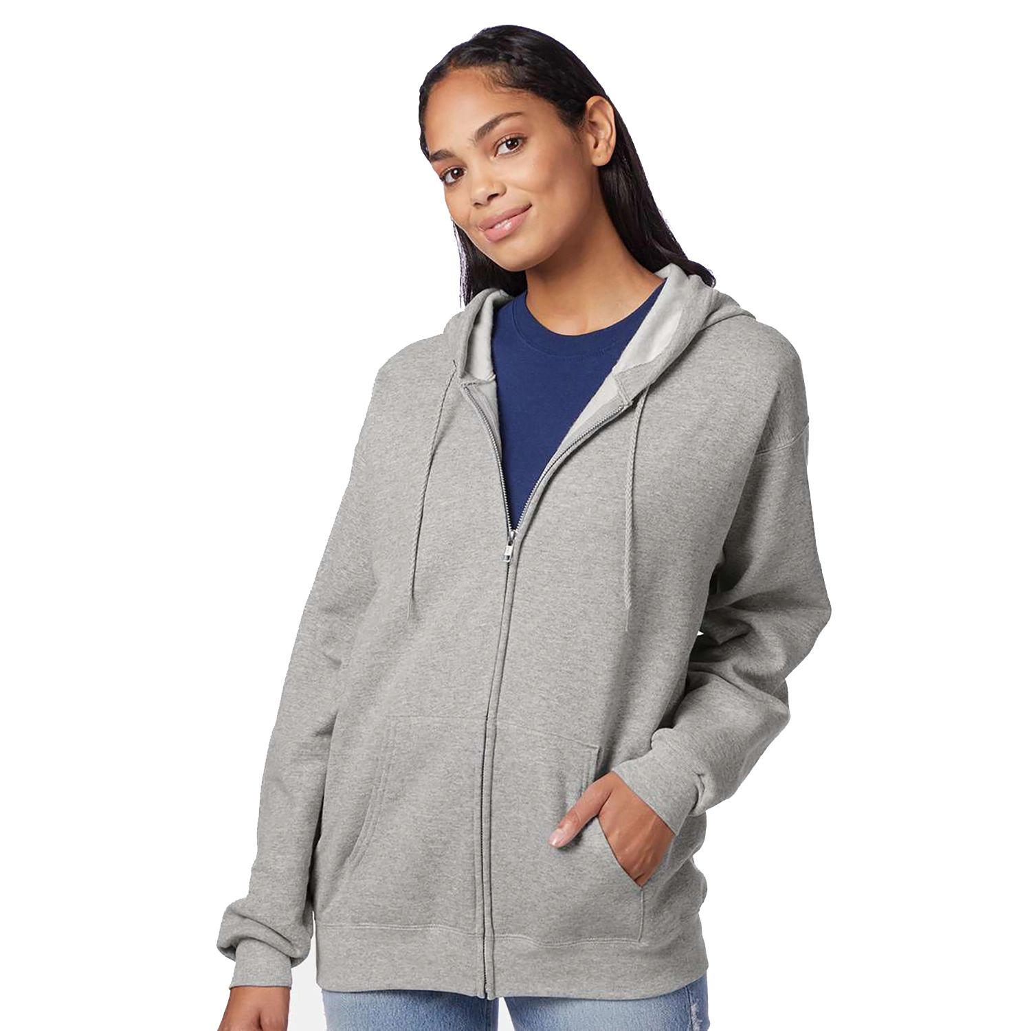 Hanes – EcoSmart Full-Zip Hooded Sweatshirt 6