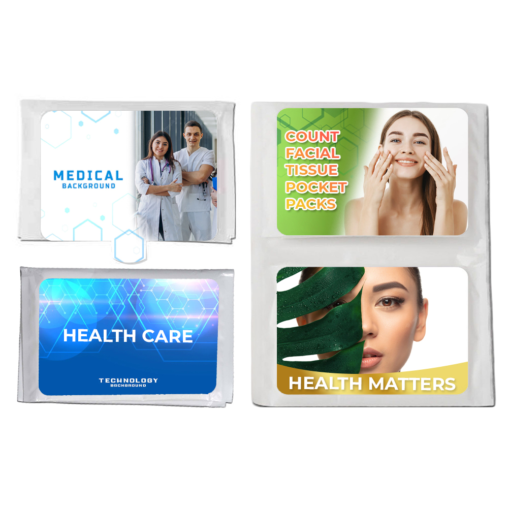 10 Count Facial Tissue Pocket Packs 1