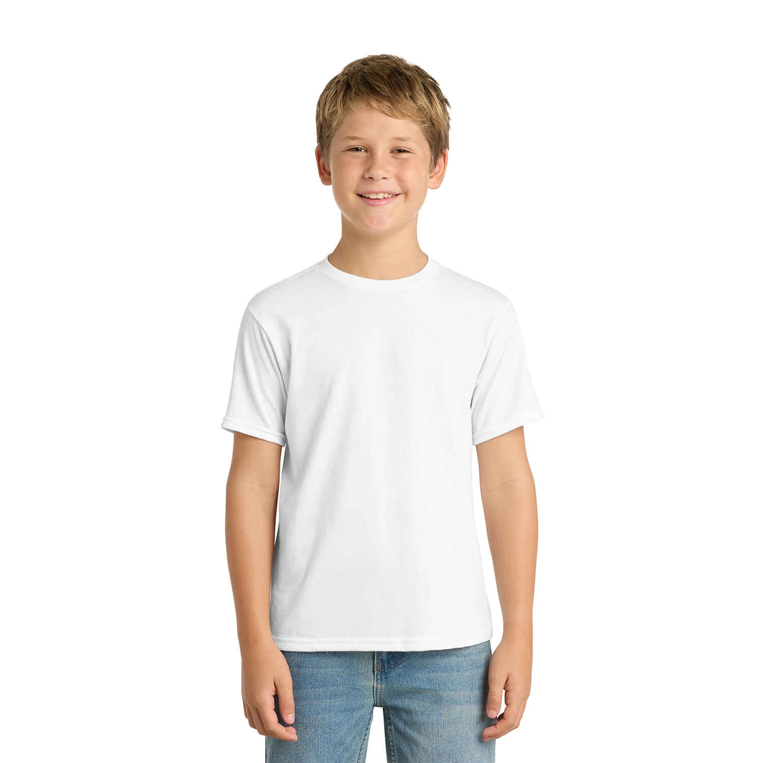 Port & Co Decorated Youth Performance Blend Tee 7