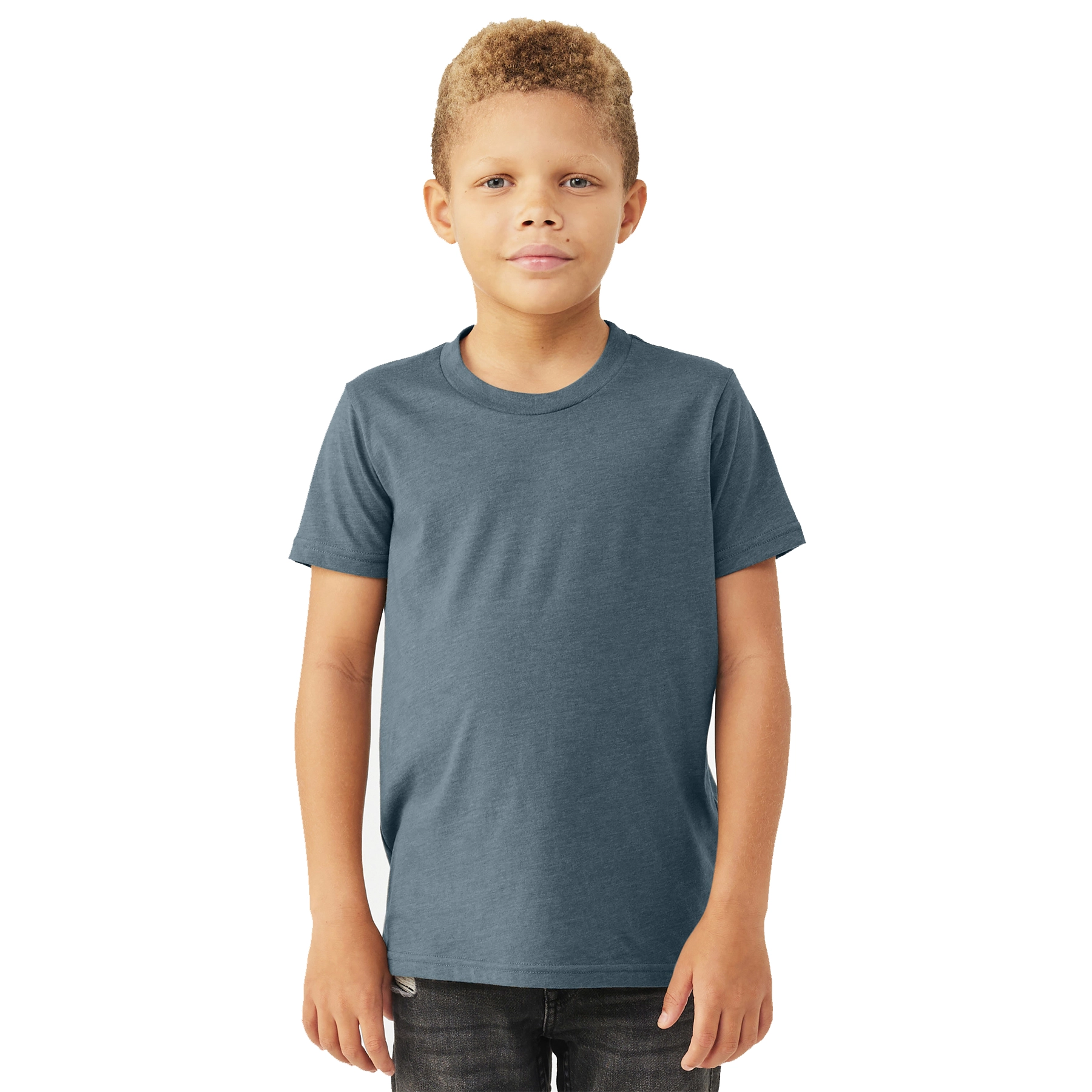 BELLA+CANVAS Decorated Youth Heather CVC Tee 24