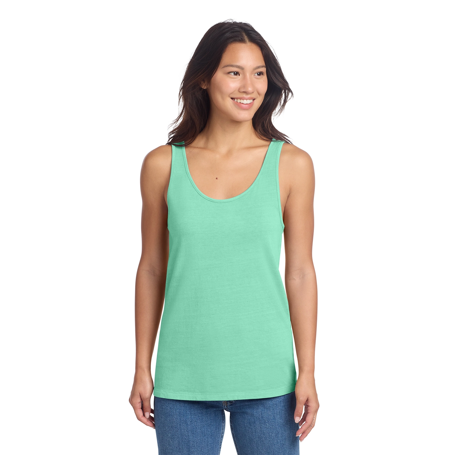 Port & Co Decorated Women’s Beach Wash Garment-Dyed Tank 4