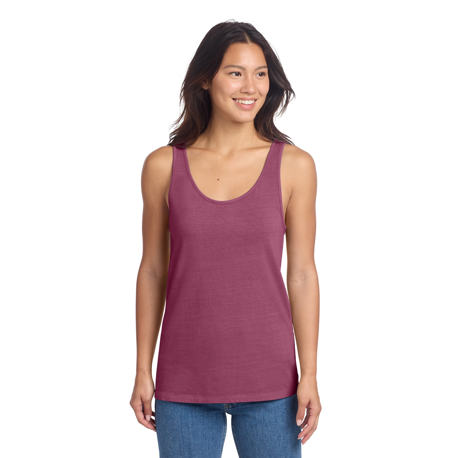 Port & Co Decorated Women’s Beach Wash Garment-Dyed Tank 7