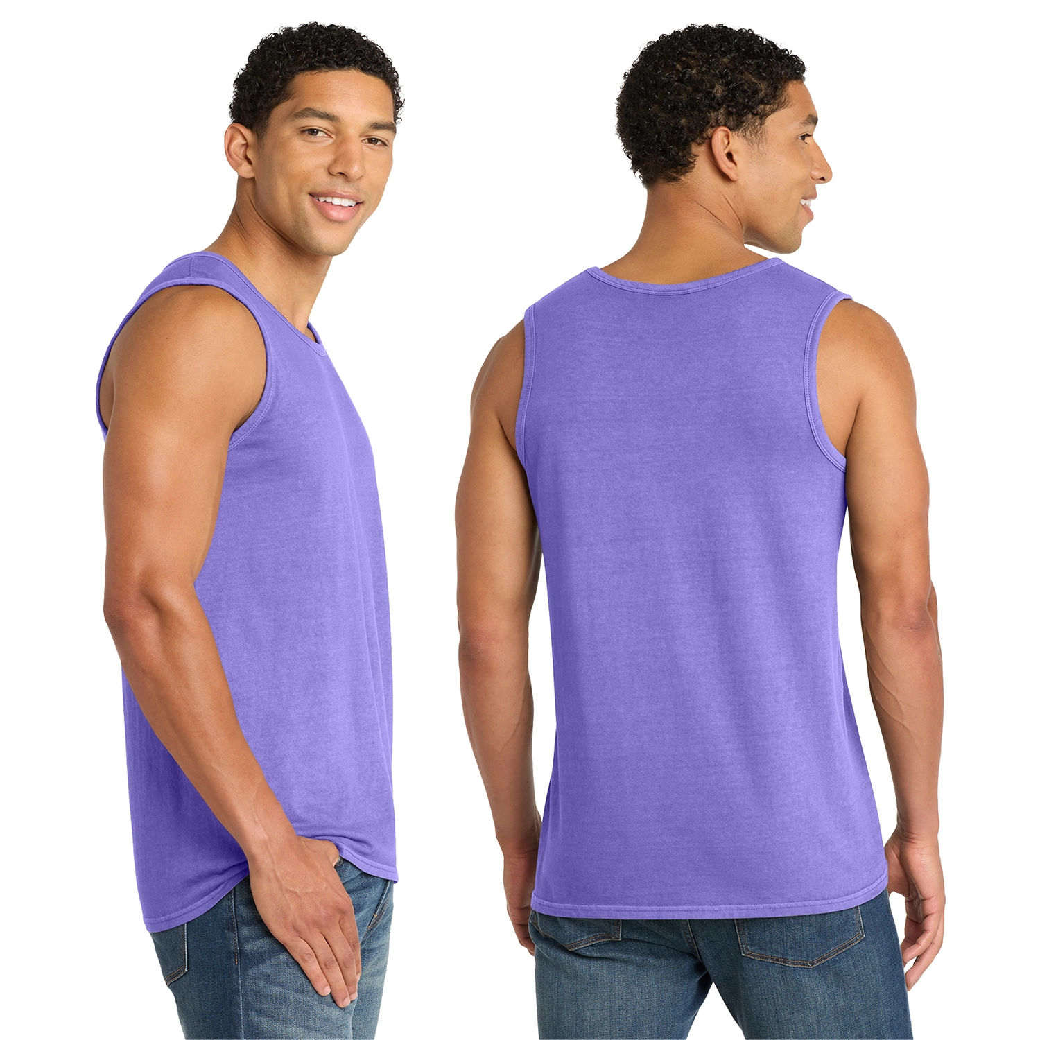 Port & Co Decorated Beach Wash Garment-Dyed Tank Top 2