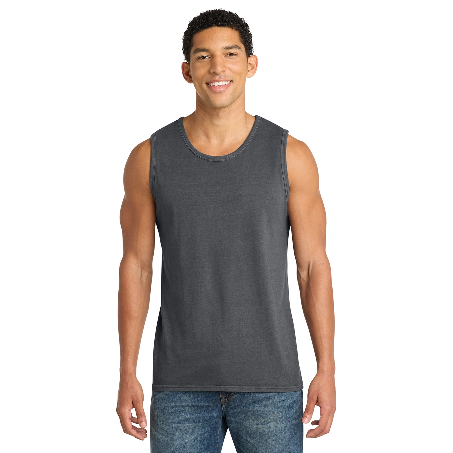 Port & Co Decorated Beach Wash Garment-Dyed Tank Top 4