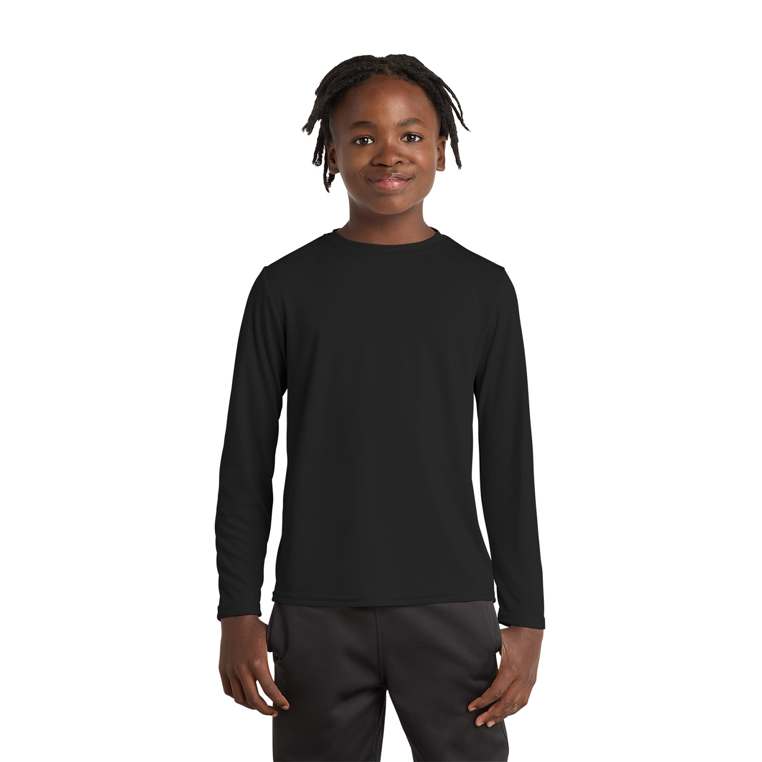Port & Co Decorated Youth Long Sleeve Performance Tee 3