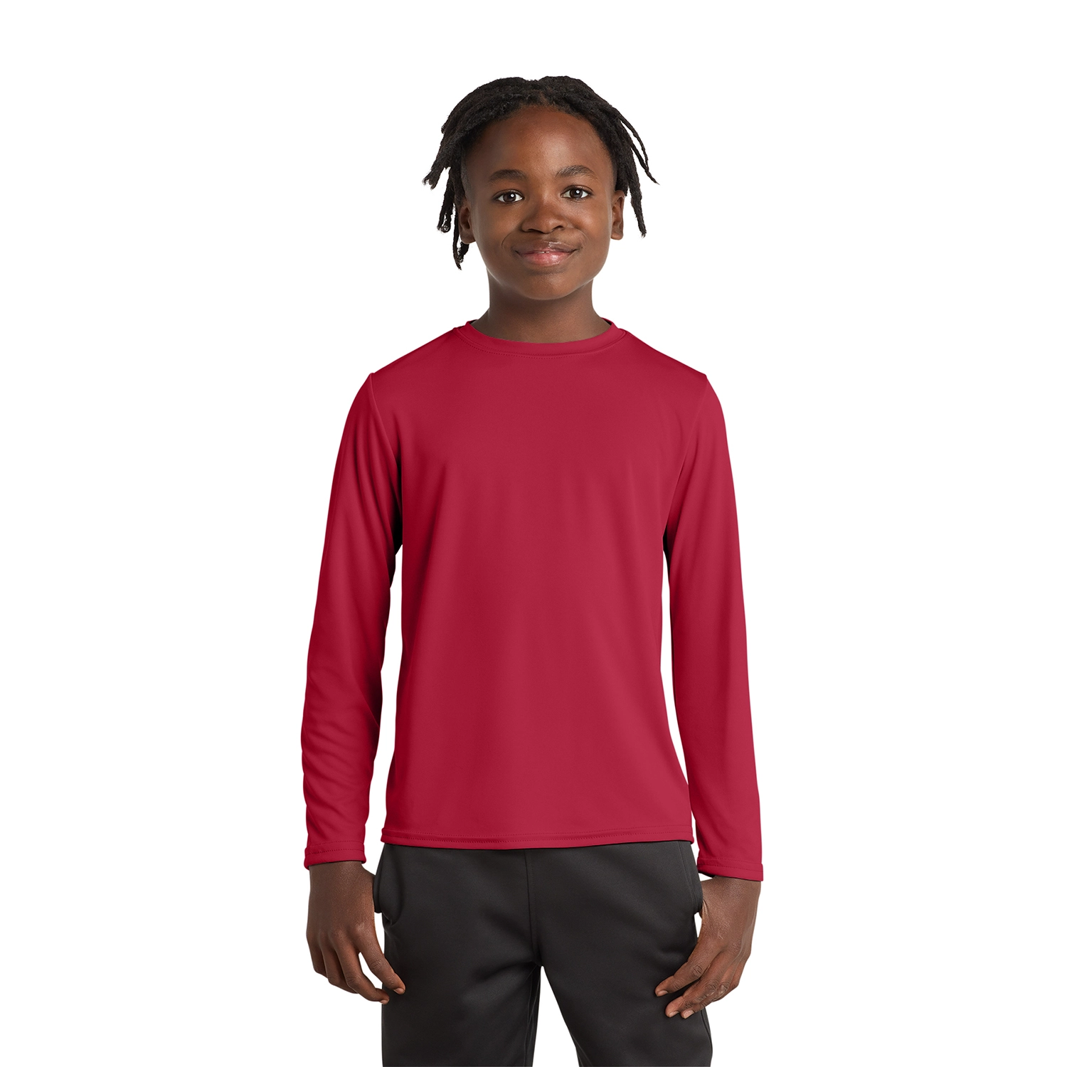 Port & Co Decorated Youth Long Sleeve Performance Tee 4