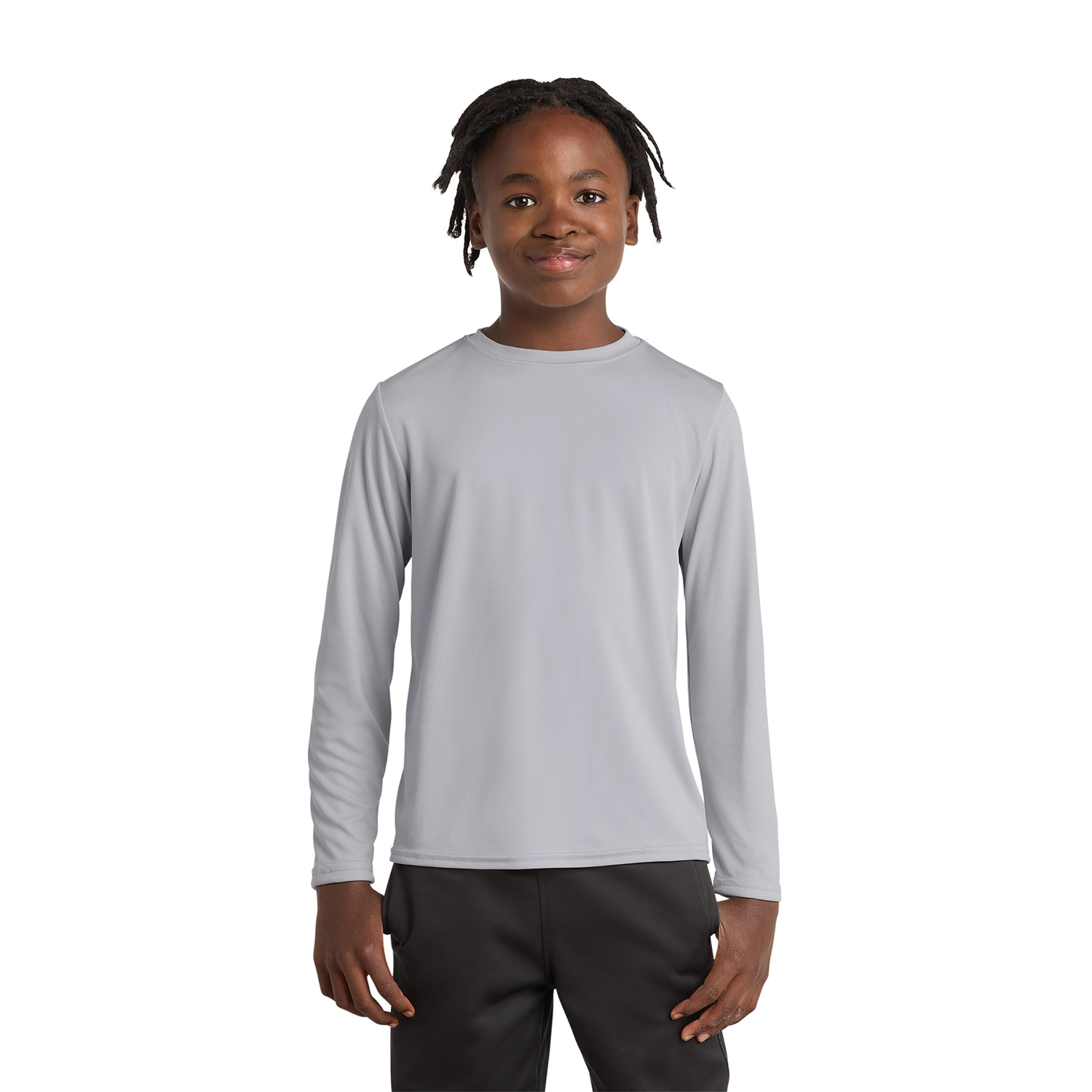 Port & Co Decorated Youth Long Sleeve Performance Tee 5