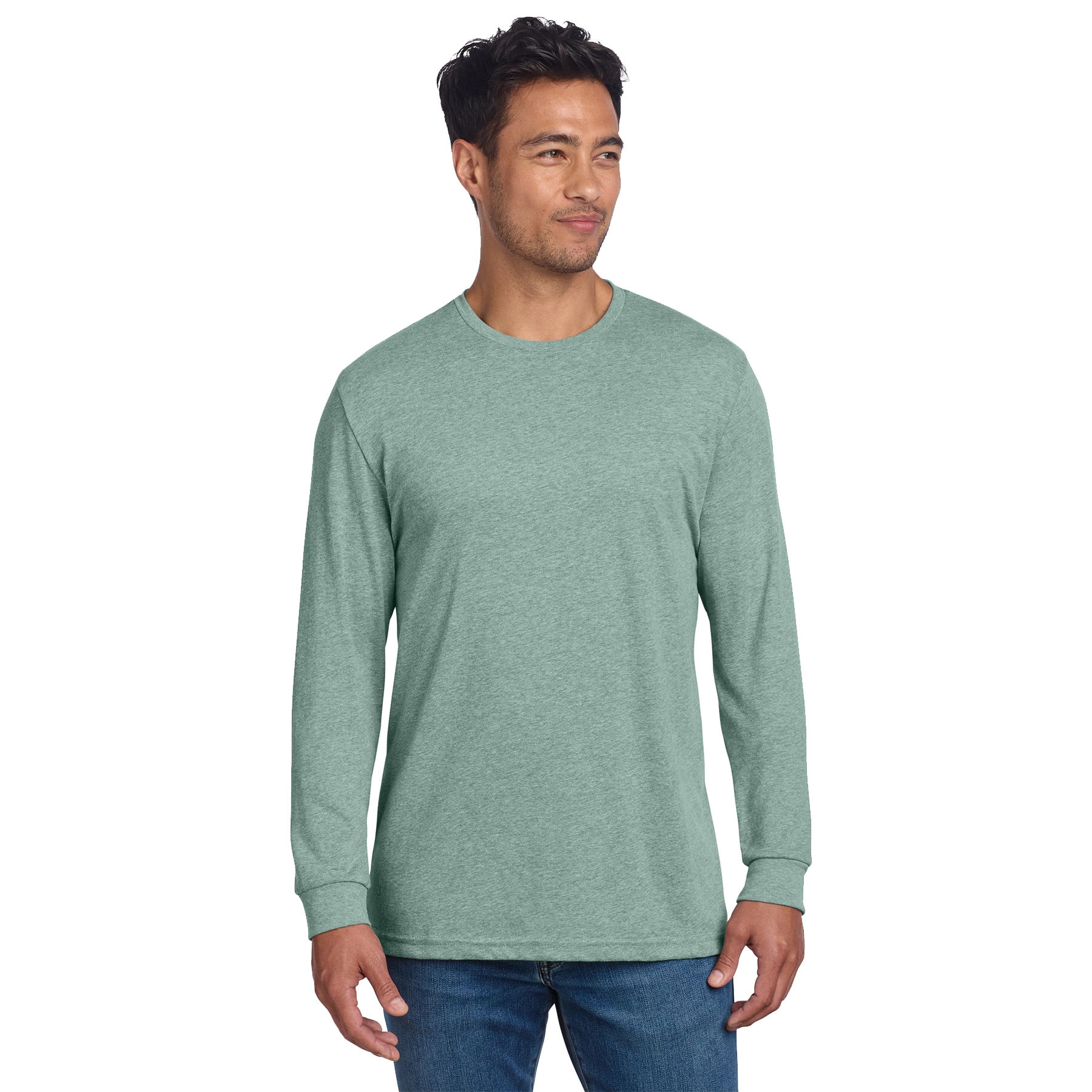 8083LS_Heather_Seafoam_Green