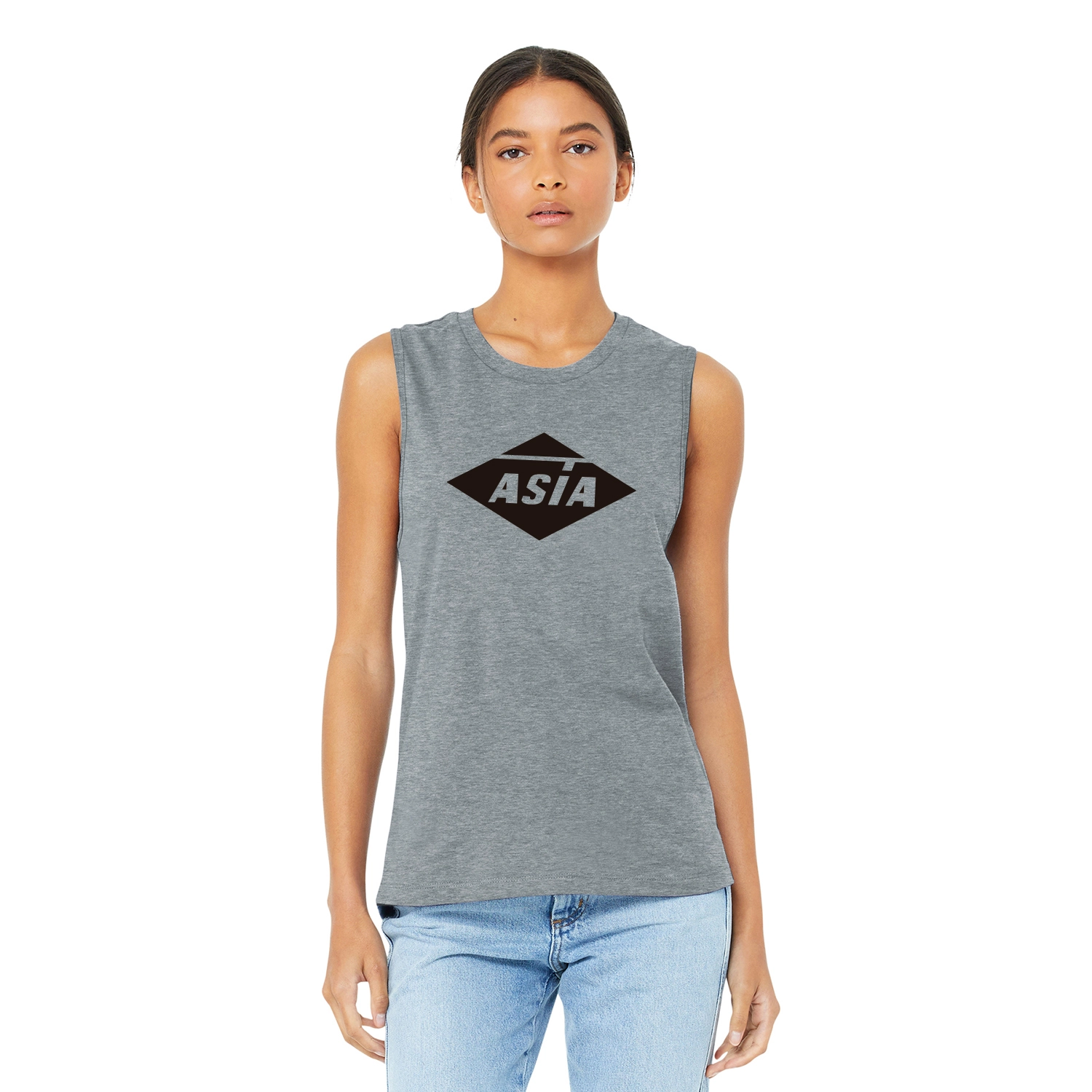 BELLA+CANVAS Decorated Women’s Jersey Muscle Tank