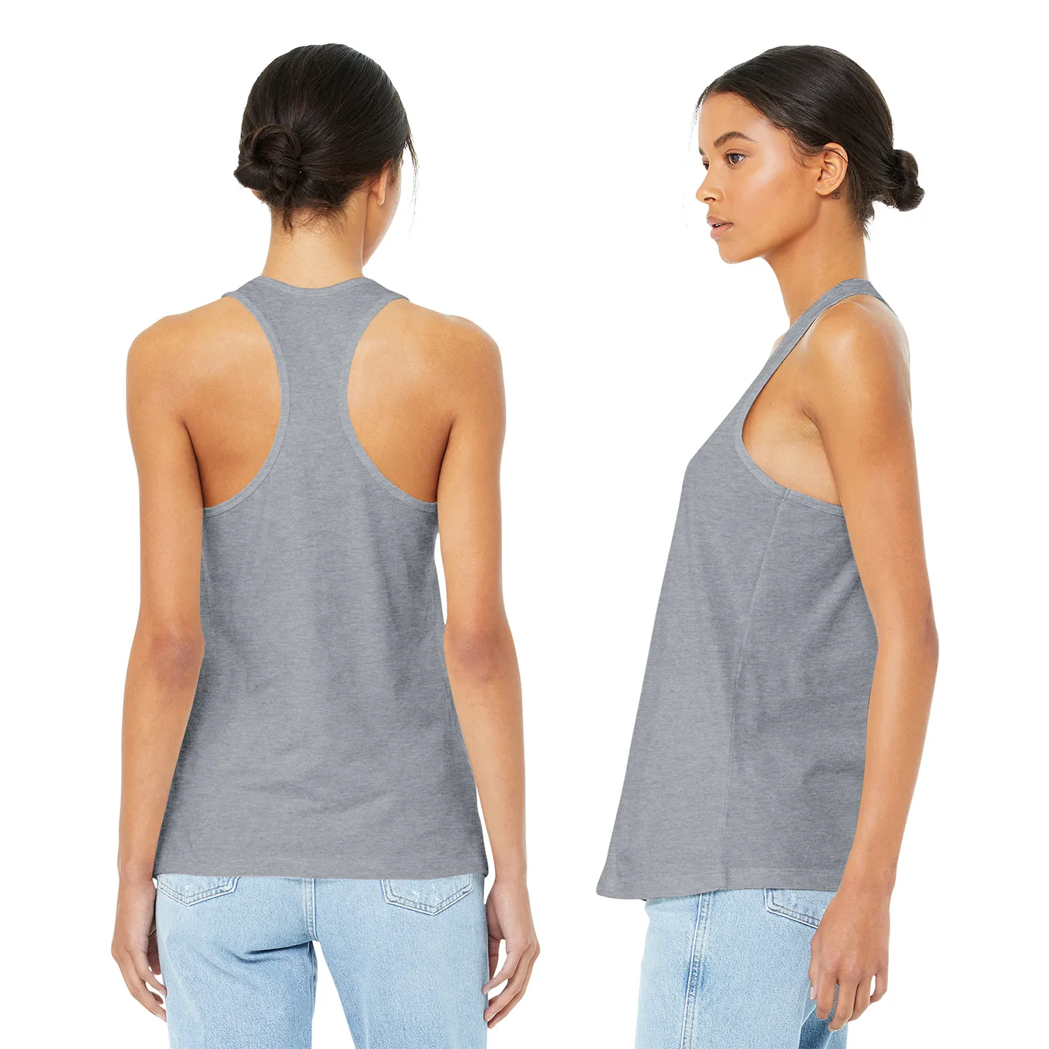 BELLA+CANVAS Decorated Women’s Jersey Racerback Tank