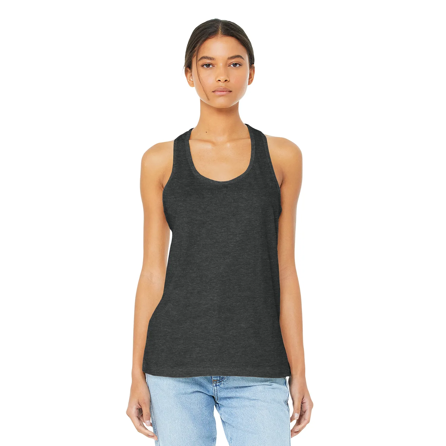 BELLA+CANVAS Decorated Women’s Jersey Racerback Tank 5