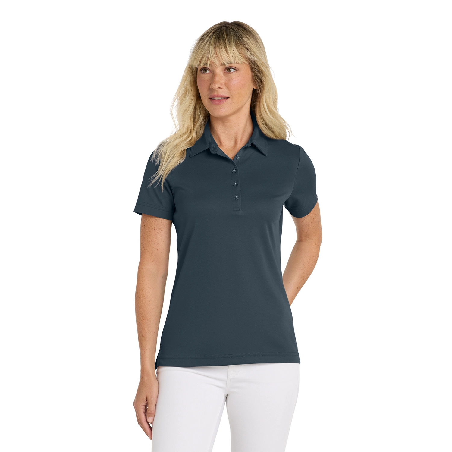 TravisMathew Women’s Oceanside Embroidered Solid Polo 3