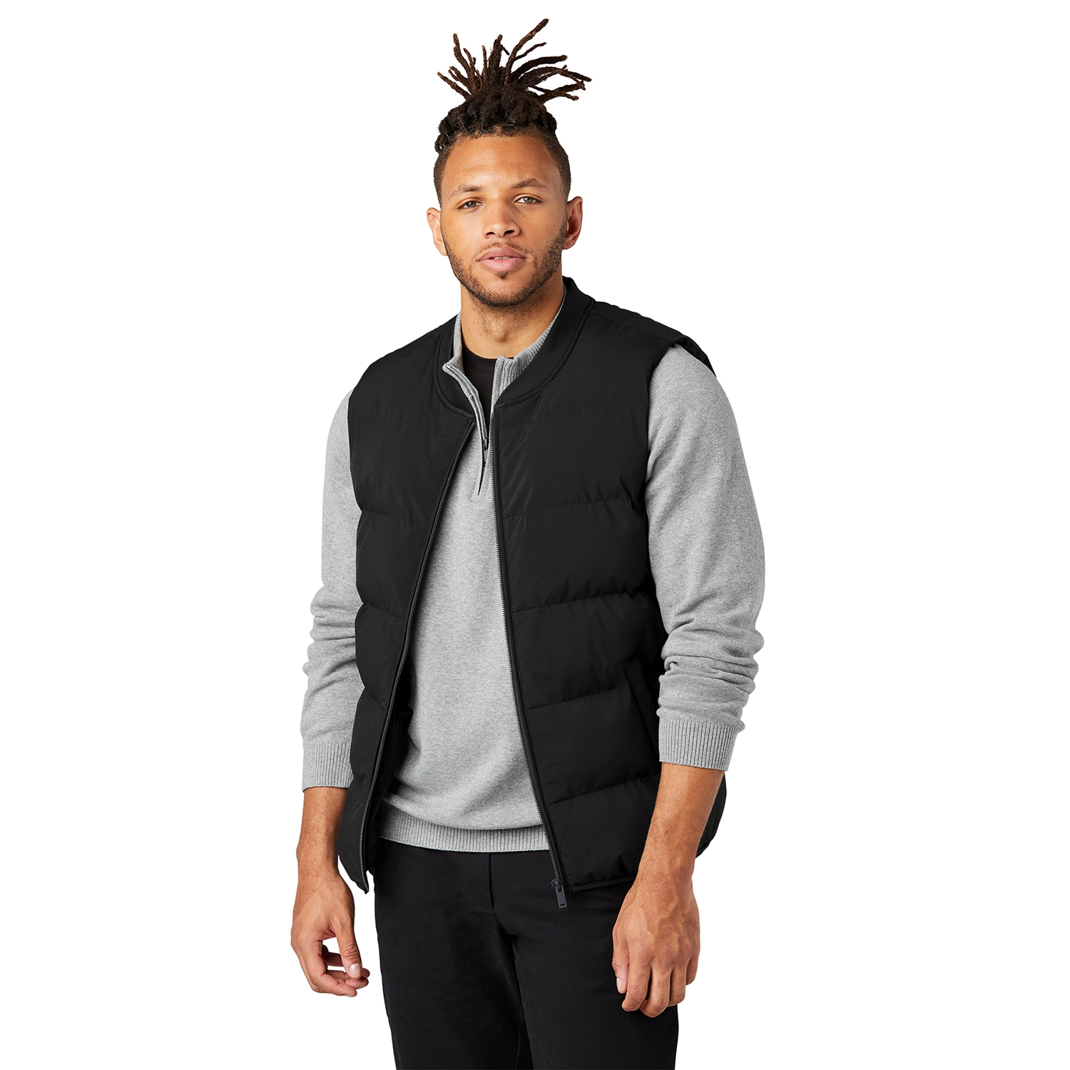 Mercer+Mettle Puffy Embroidered Vest 3