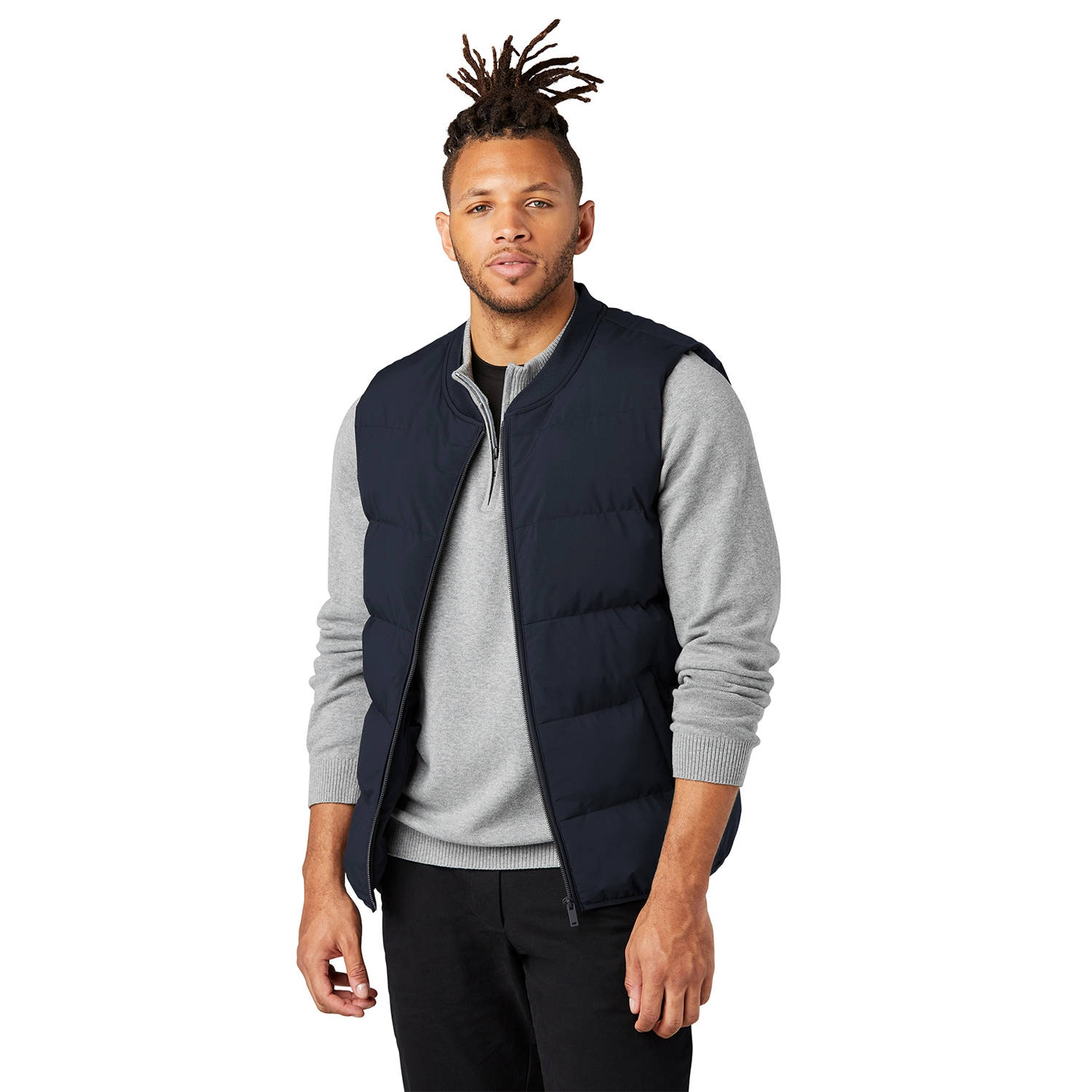 Mercer+Mettle Puffy Embroidered Vest 4