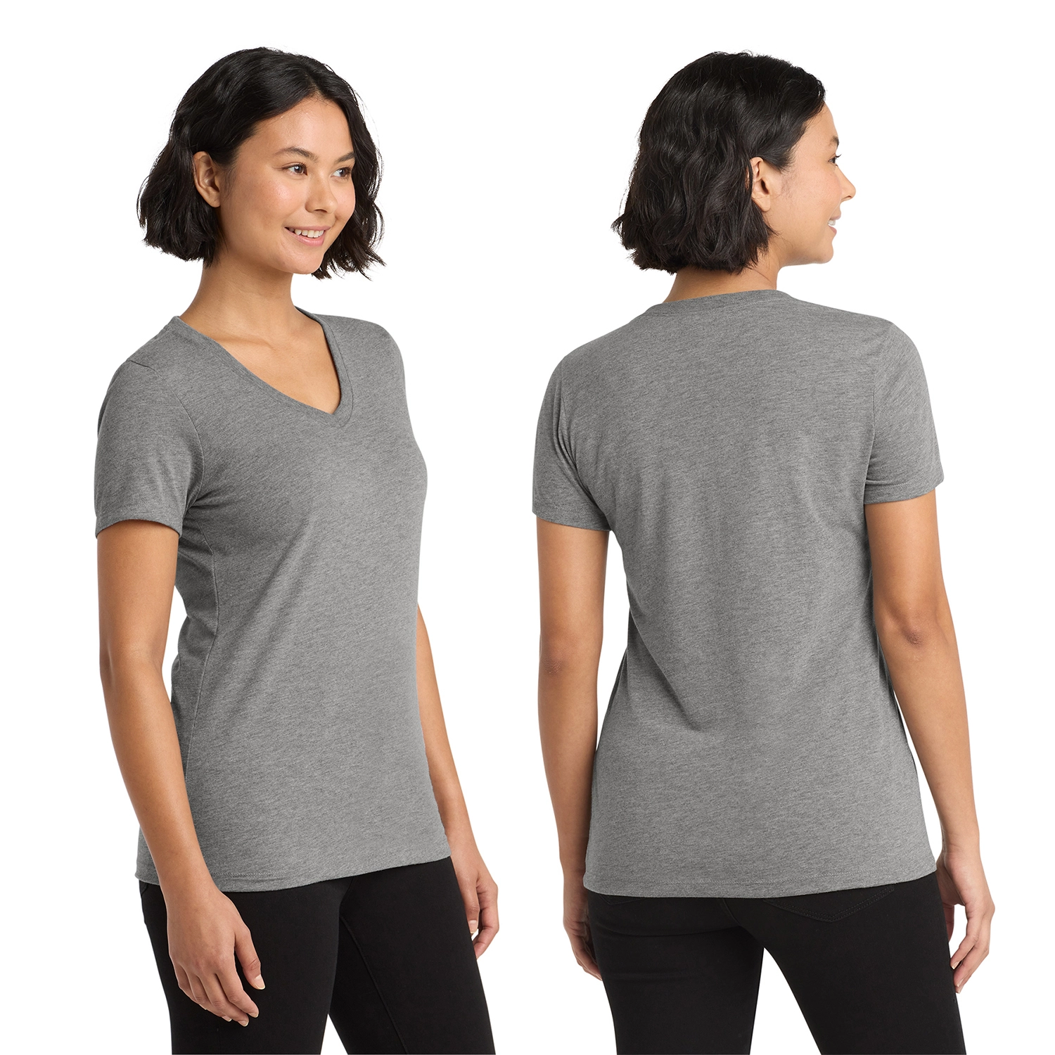 Allmade Decorated Women’s Tri-Blend V-Neck Tee 2