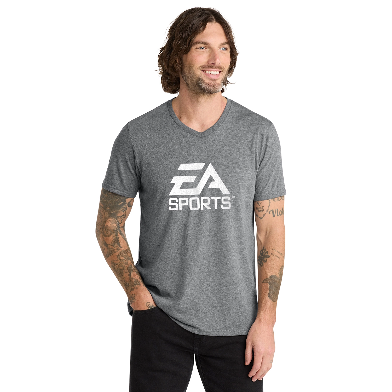 Allmade Unisex Tri-Blend V-Neck Tee