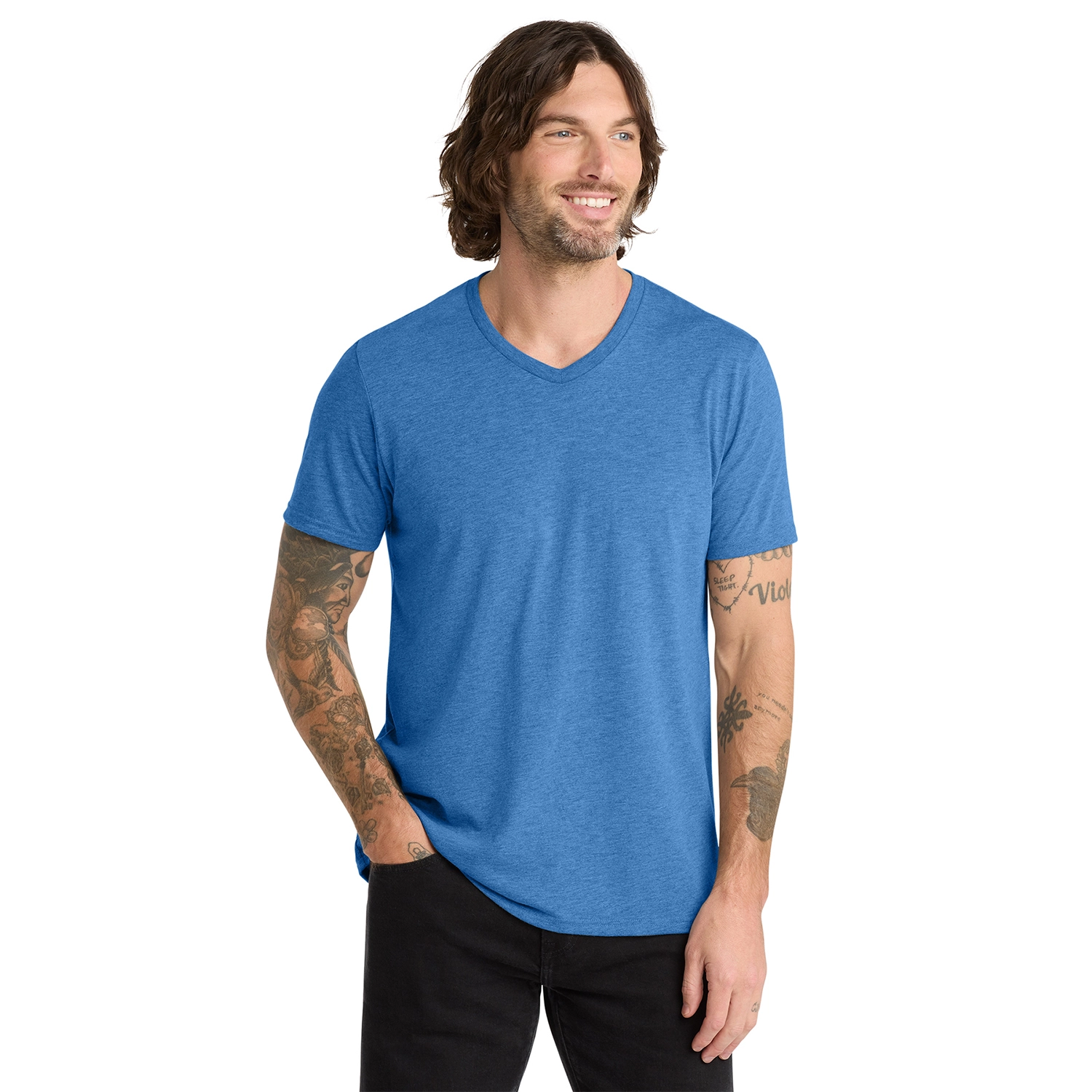 Allmade Unisex Tri-Blend V-Neck Tee 3