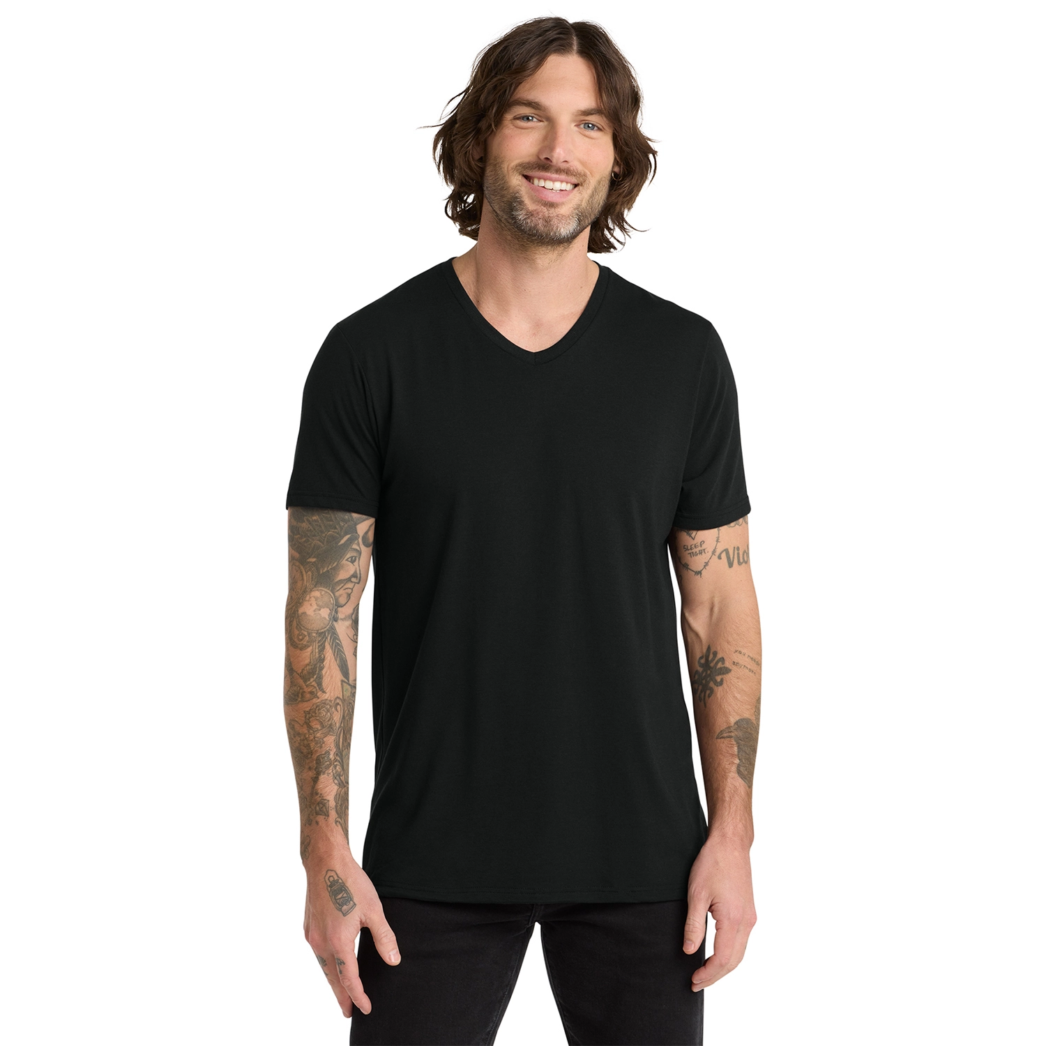 Allmade Unisex Tri-Blend V-Neck Tee 4