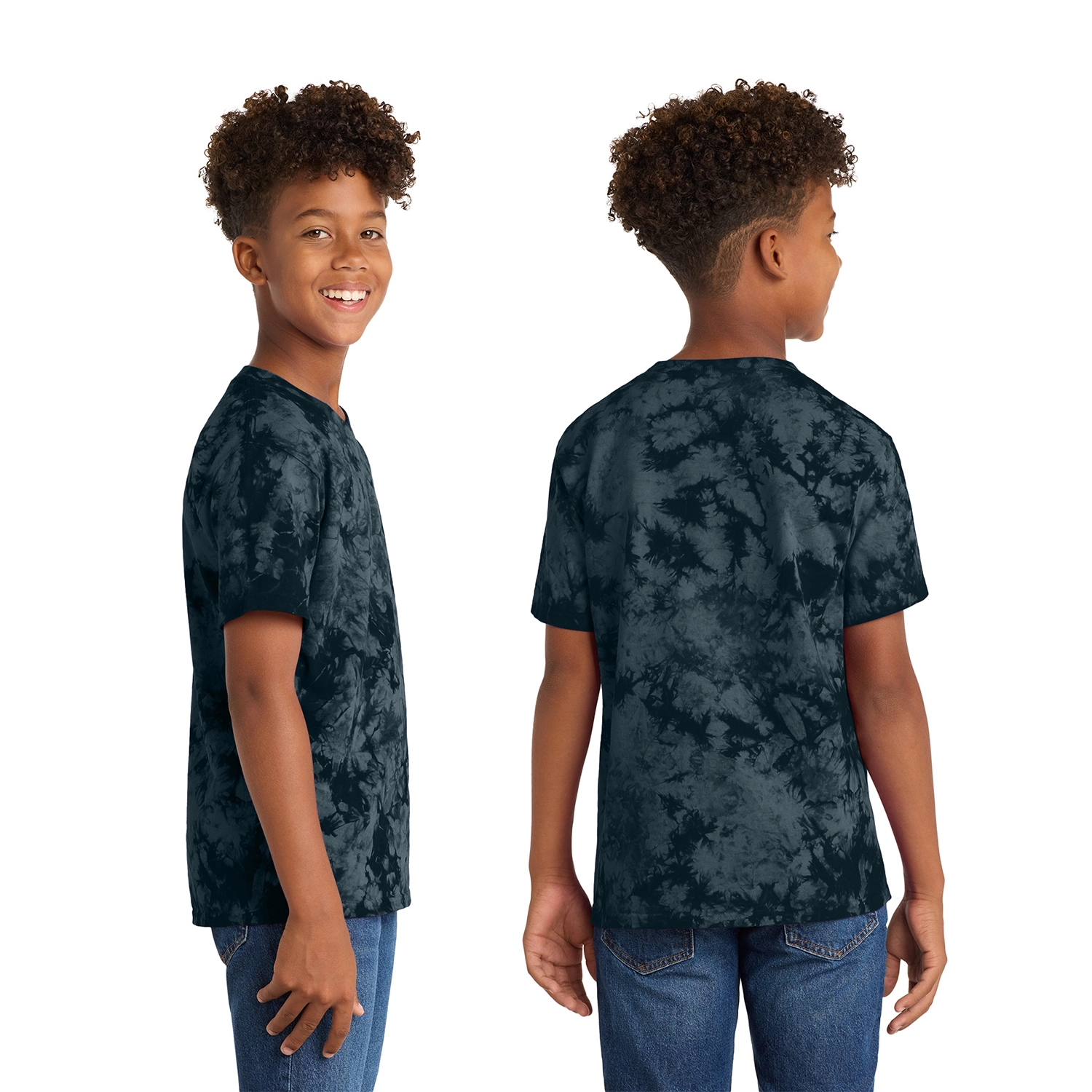 Port & Co Decorated Youth Crystal Tie-Dye Tee 2