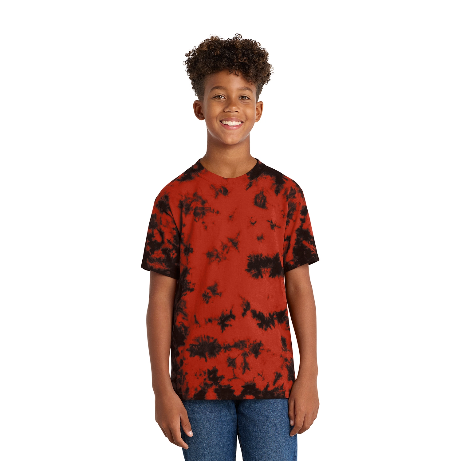 Port & Co Decorated Youth Crystal Tie-Dye Tee 3
