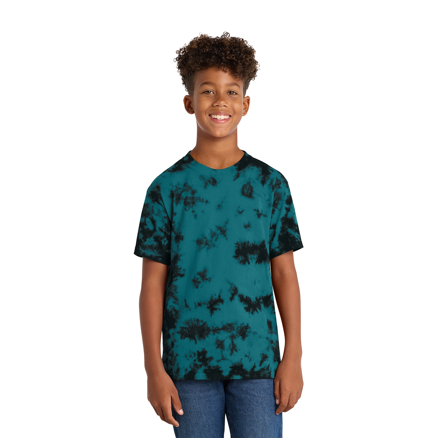 Port & Co Decorated Youth Crystal Tie-Dye Tee 4