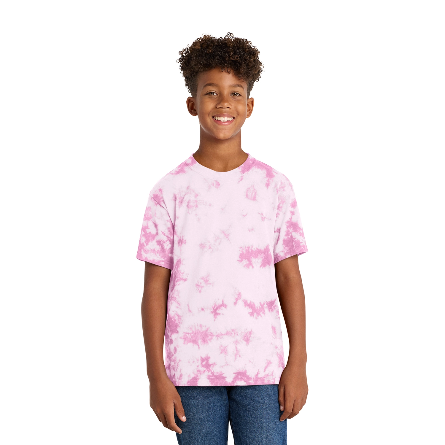 Port & Co Decorated Youth Crystal Tie-Dye Tee 5