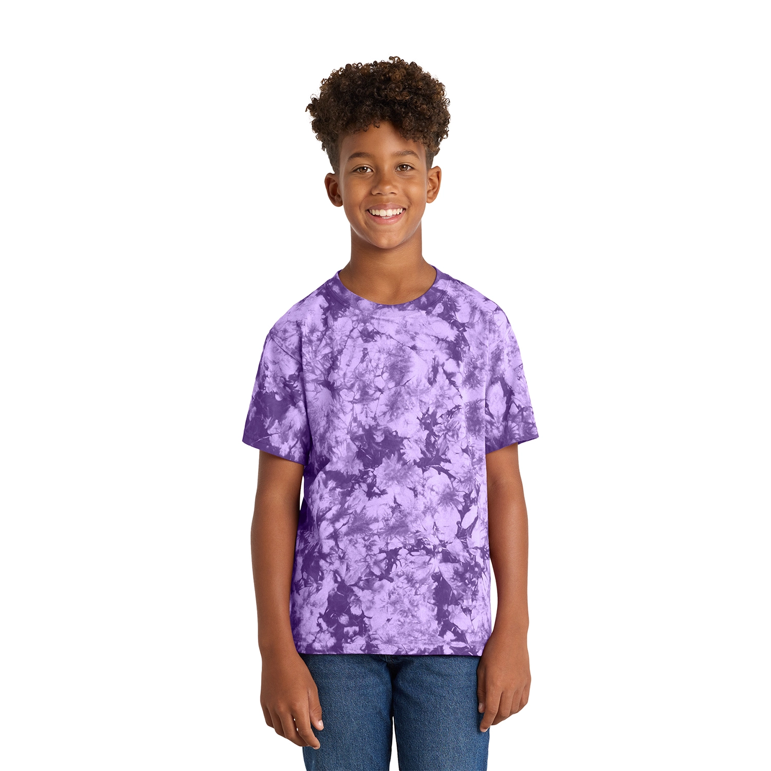 Port & Co Decorated Youth Crystal Tie-Dye Tee 7