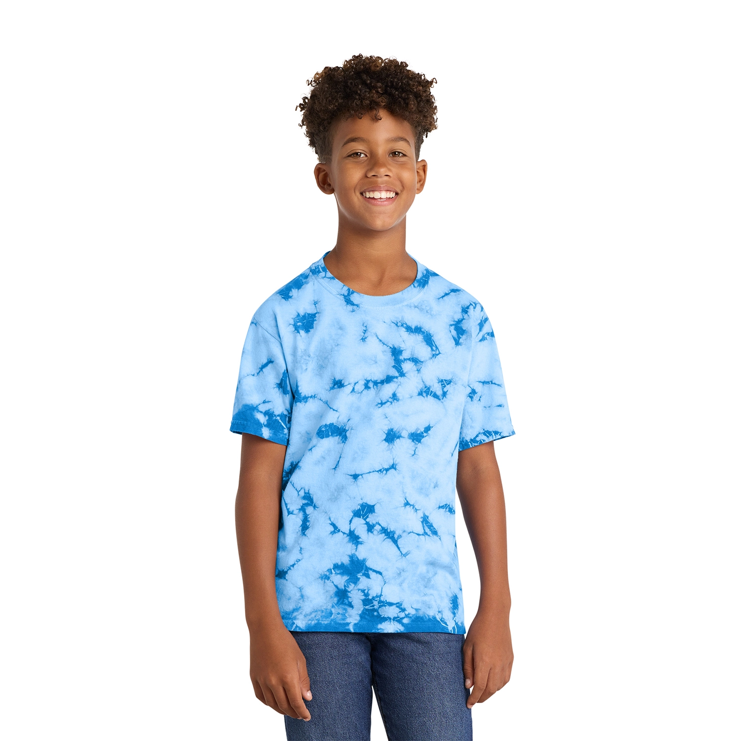 Port & Co Decorated Youth Crystal Tie-Dye Tee 8