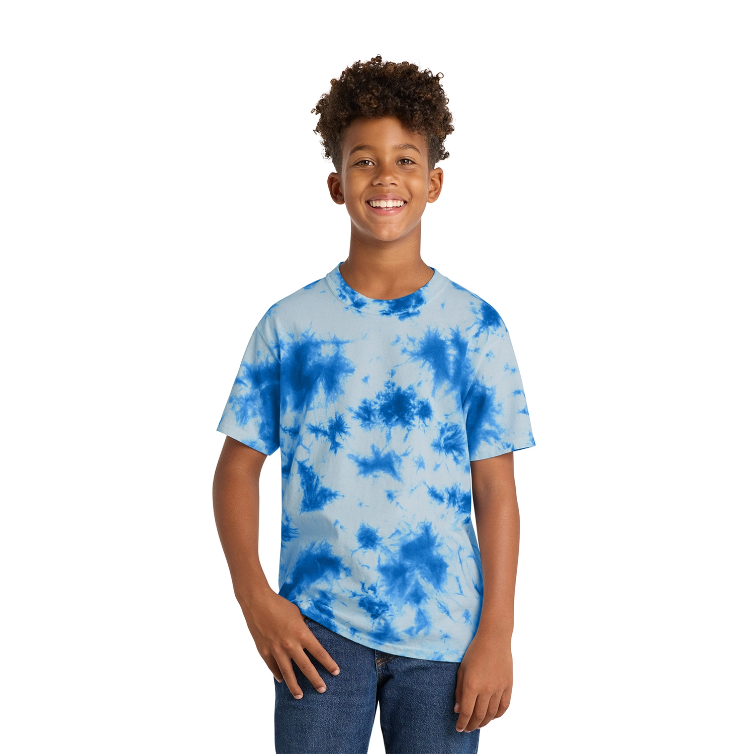 Port & Co Decorated Youth Crystal Tie-Dye Tee 10
