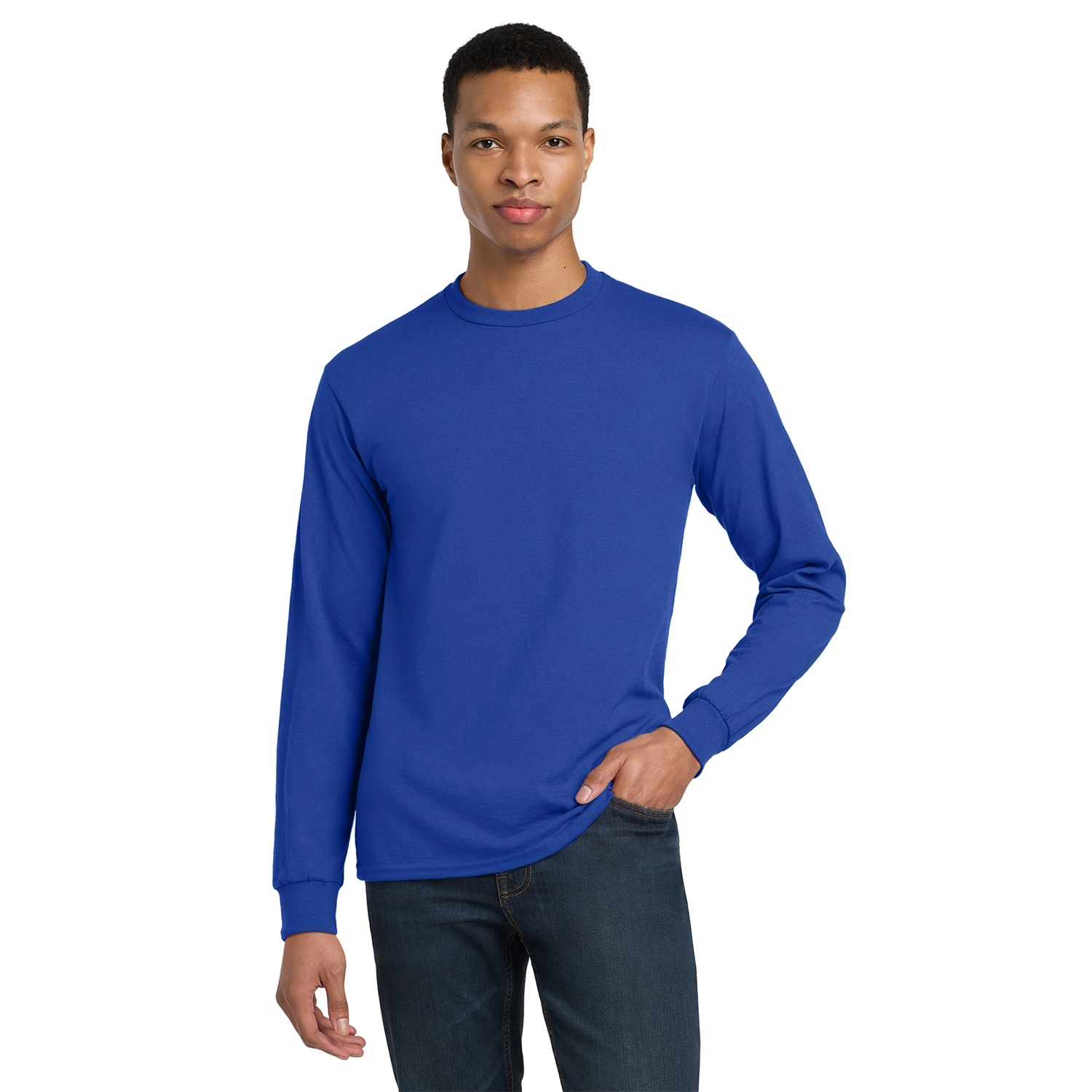 Gildan DryBlend 50 Cotton/50 Poly Long Sleeve T-Shirt 12
