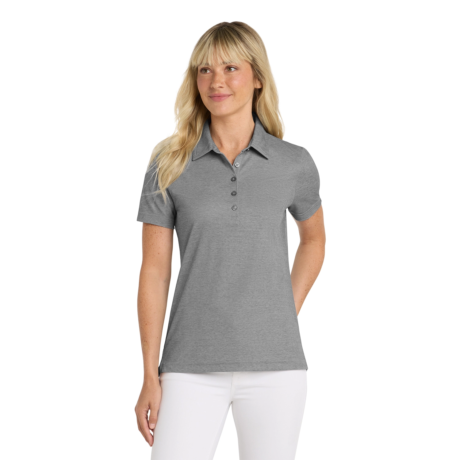 TravisMathew Women’s Oceanside Heather Embroidered Polo 7