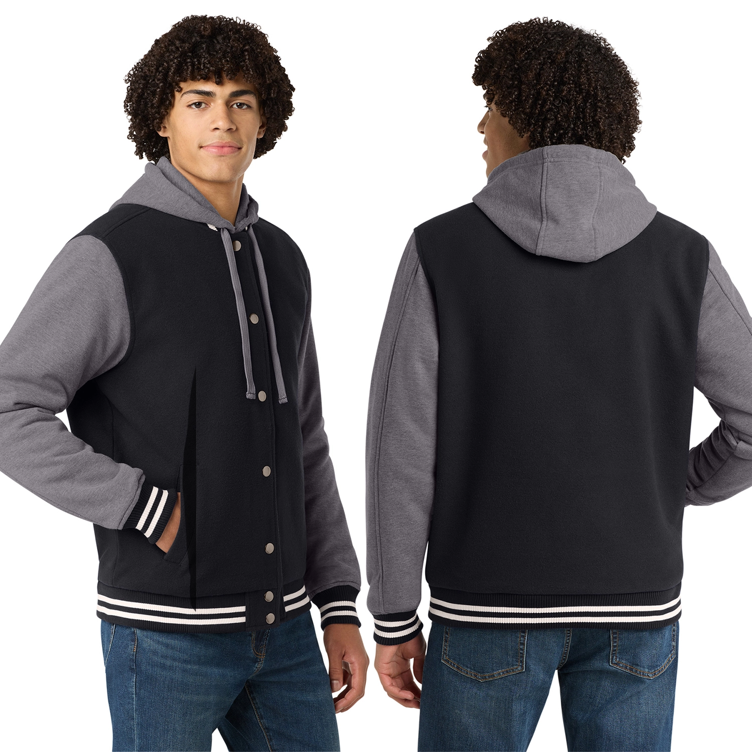 Sport-Tek Insulated Letterman Embroidered Jacket 2