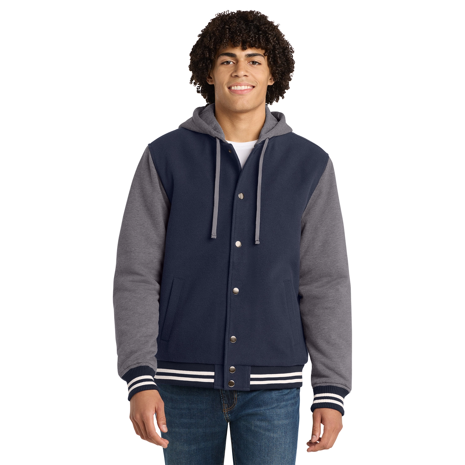 Sport-Tek Insulated Letterman Embroidered Jacket 3