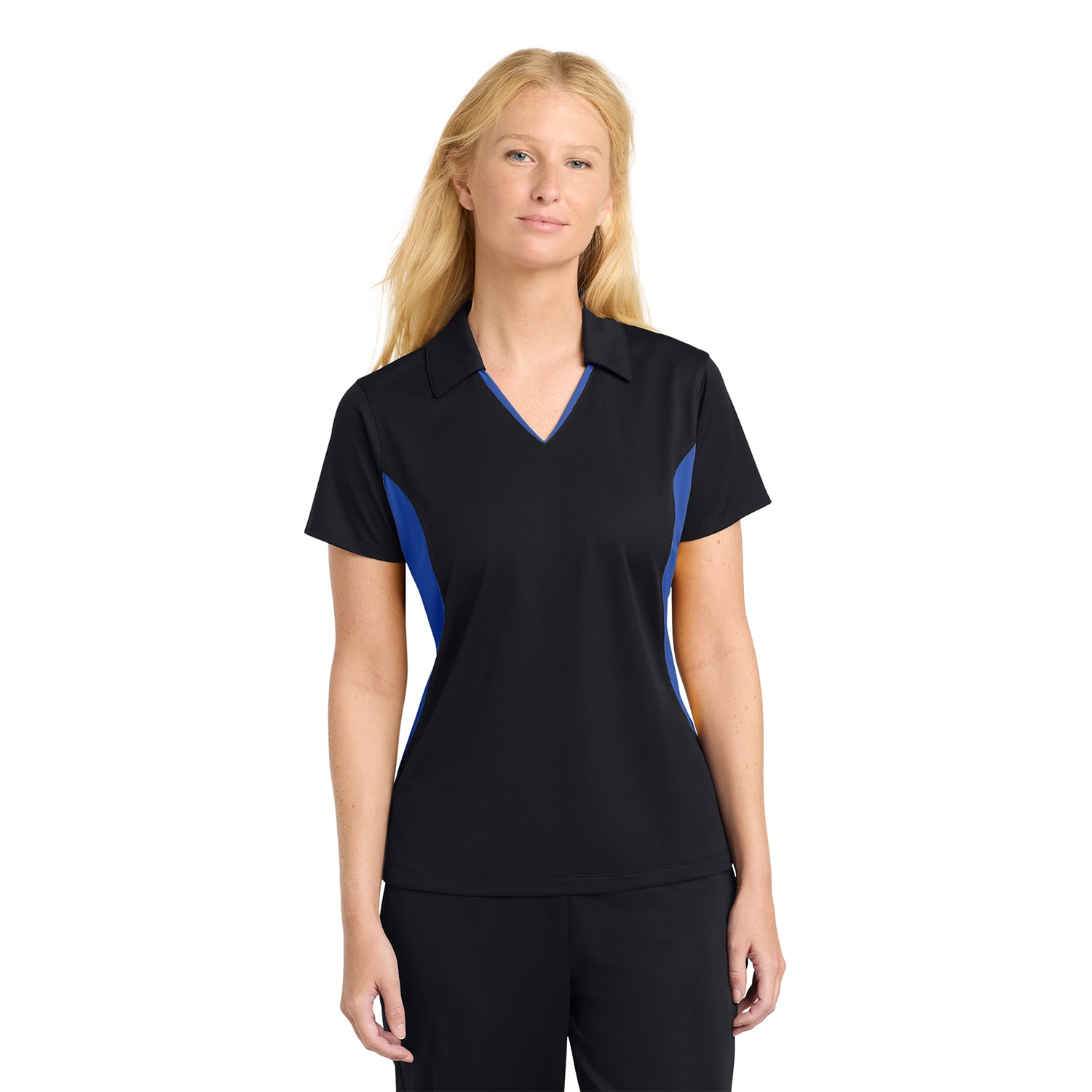 Sport-Tek Women’s Side Blocked Micropique Sport-Wick Embroidered Polo 6