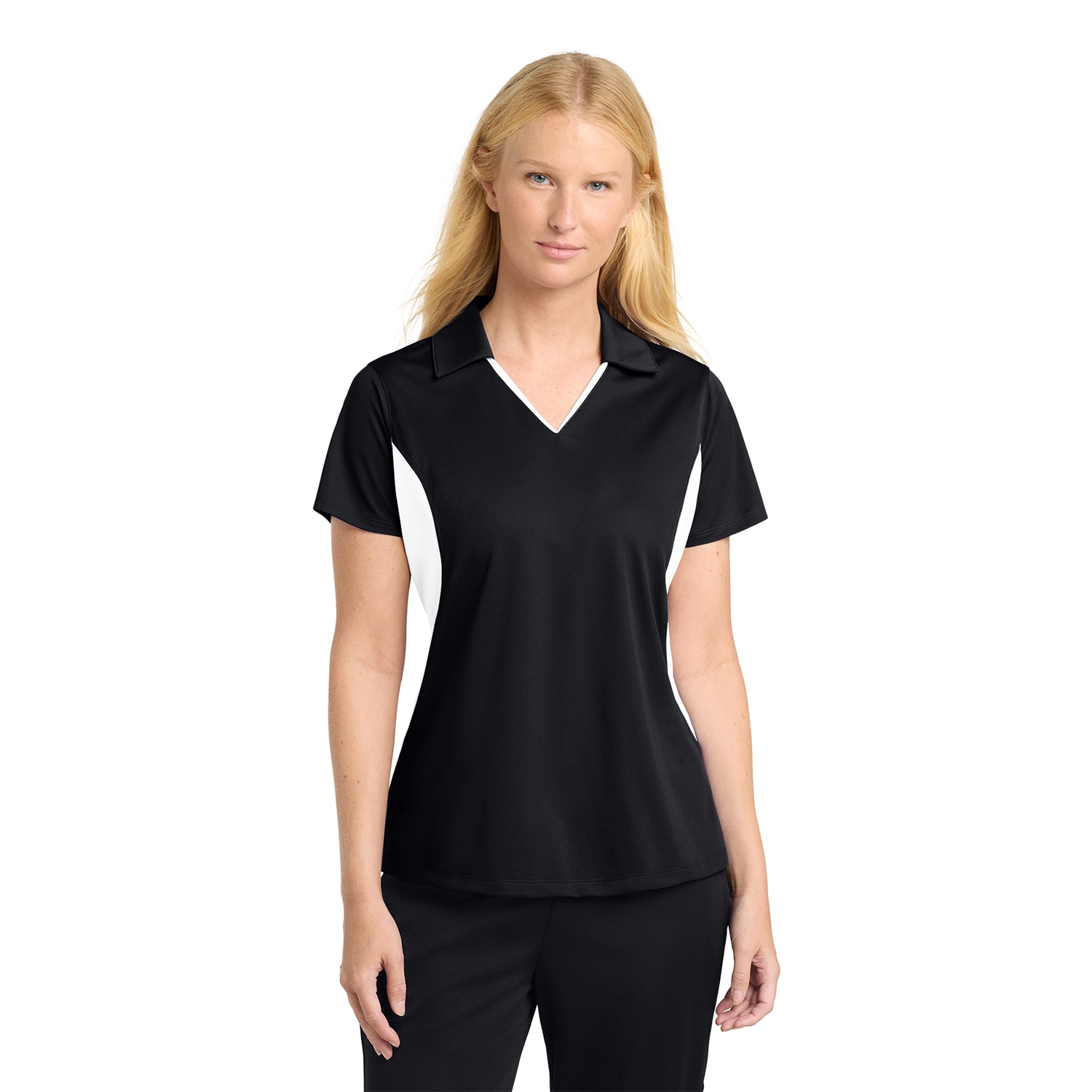 Sport-Tek Women’s Side Blocked Micropique Sport-Wick Embroidered Polo 7
