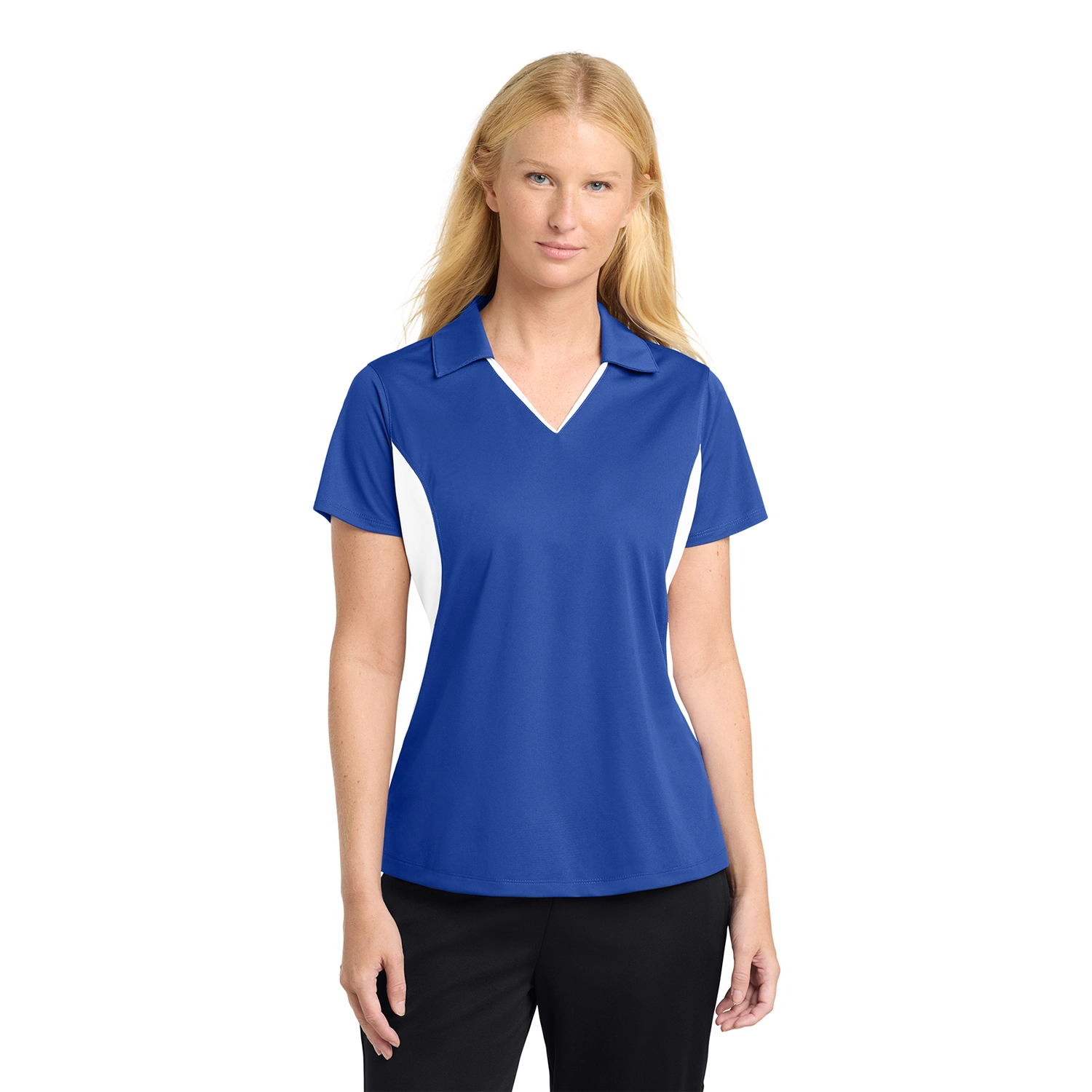 Sport-Tek Women’s Side Blocked Micropique Sport-Wick Embroidered Polo 13