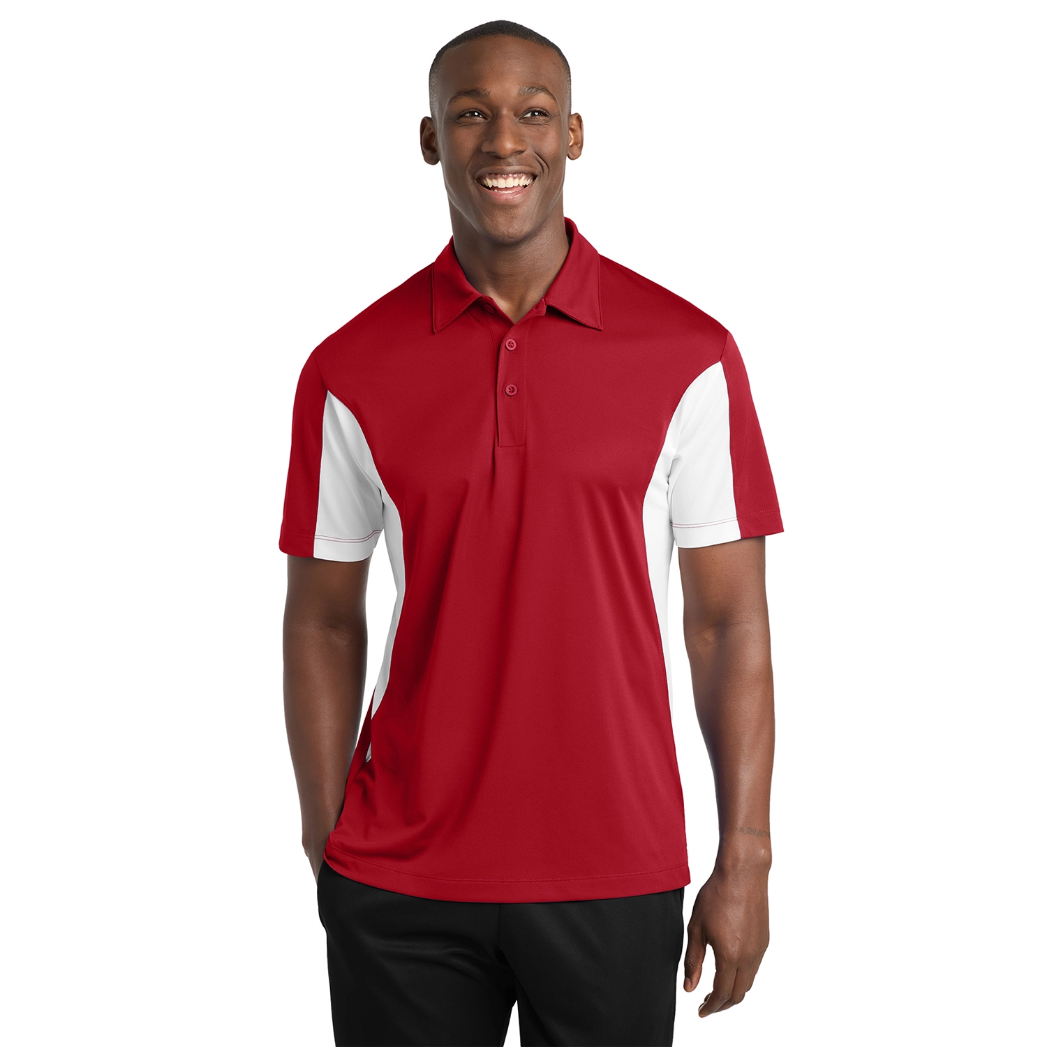 Sport-Tek Side Blocked Micropique Sport-Wick Polo