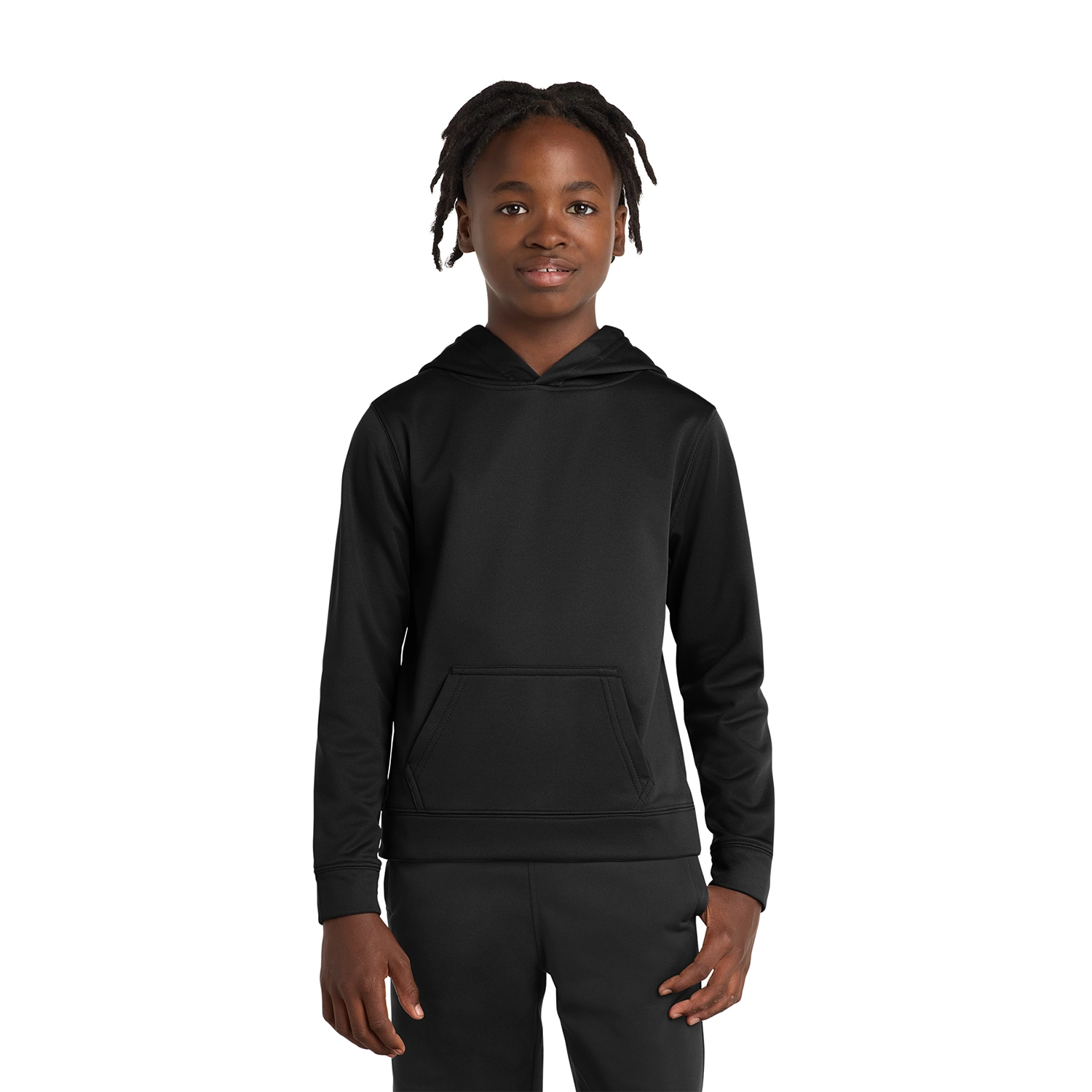 Port & Co Decorated Youth Performance Fleece Pullover Hooded Sweatshirt 4