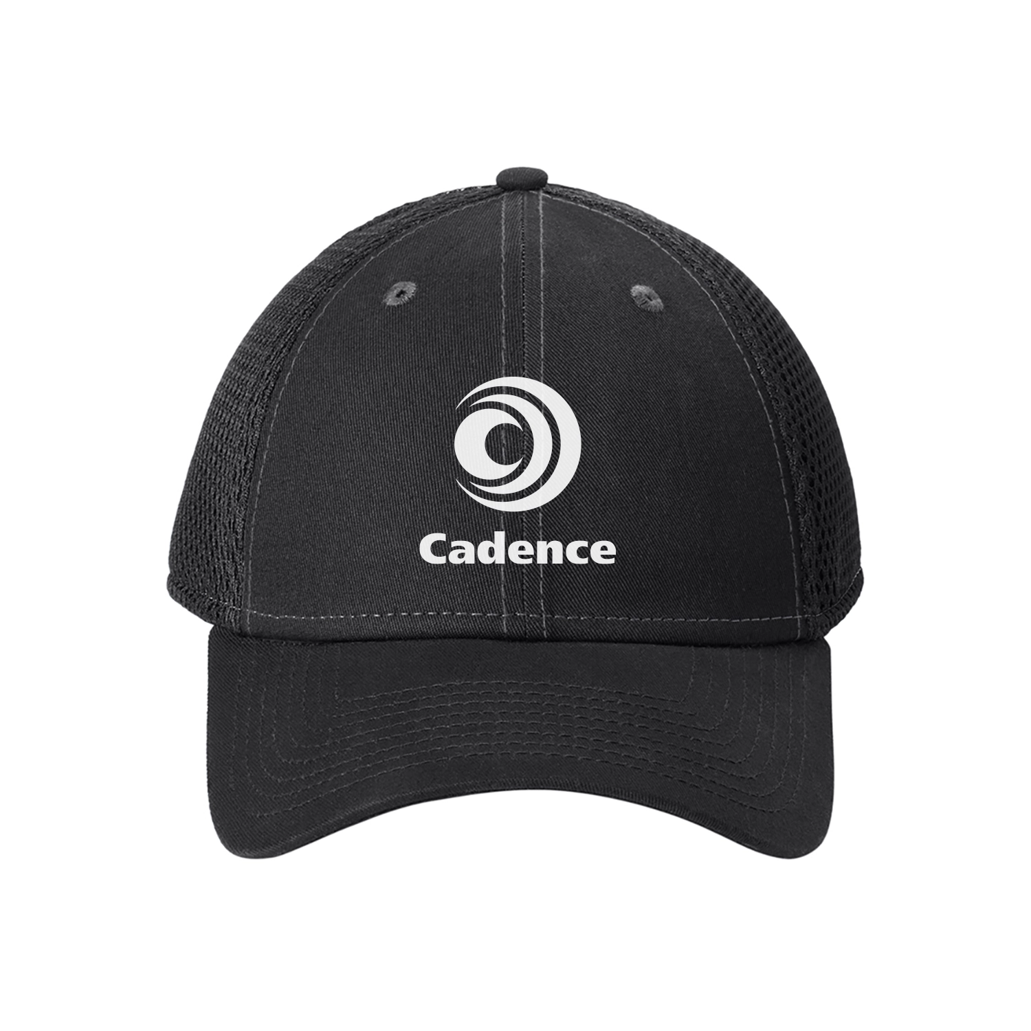 New Era Snapback Contrast Front Mesh Embroidered Cap