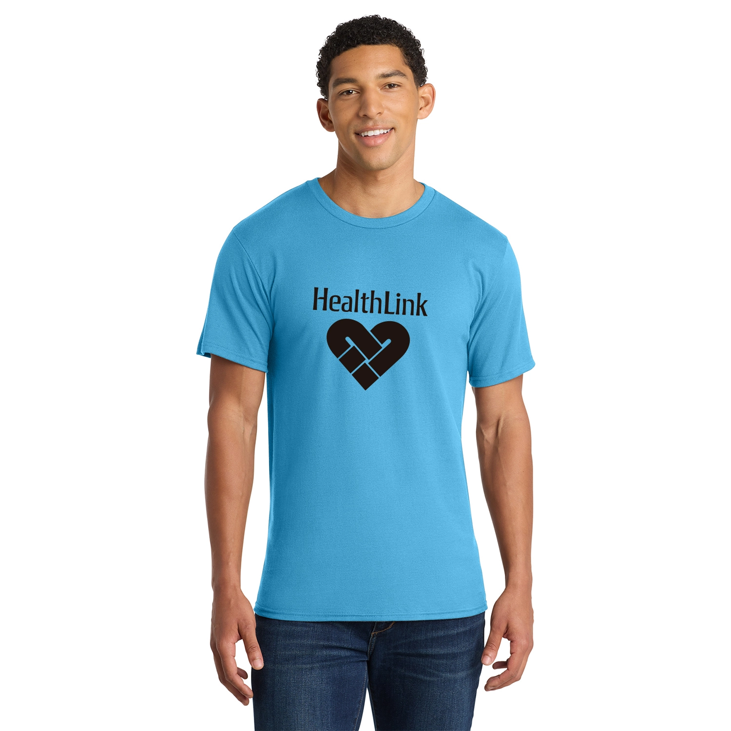 Port & Co Decorated Ring Spun Cotton Tee