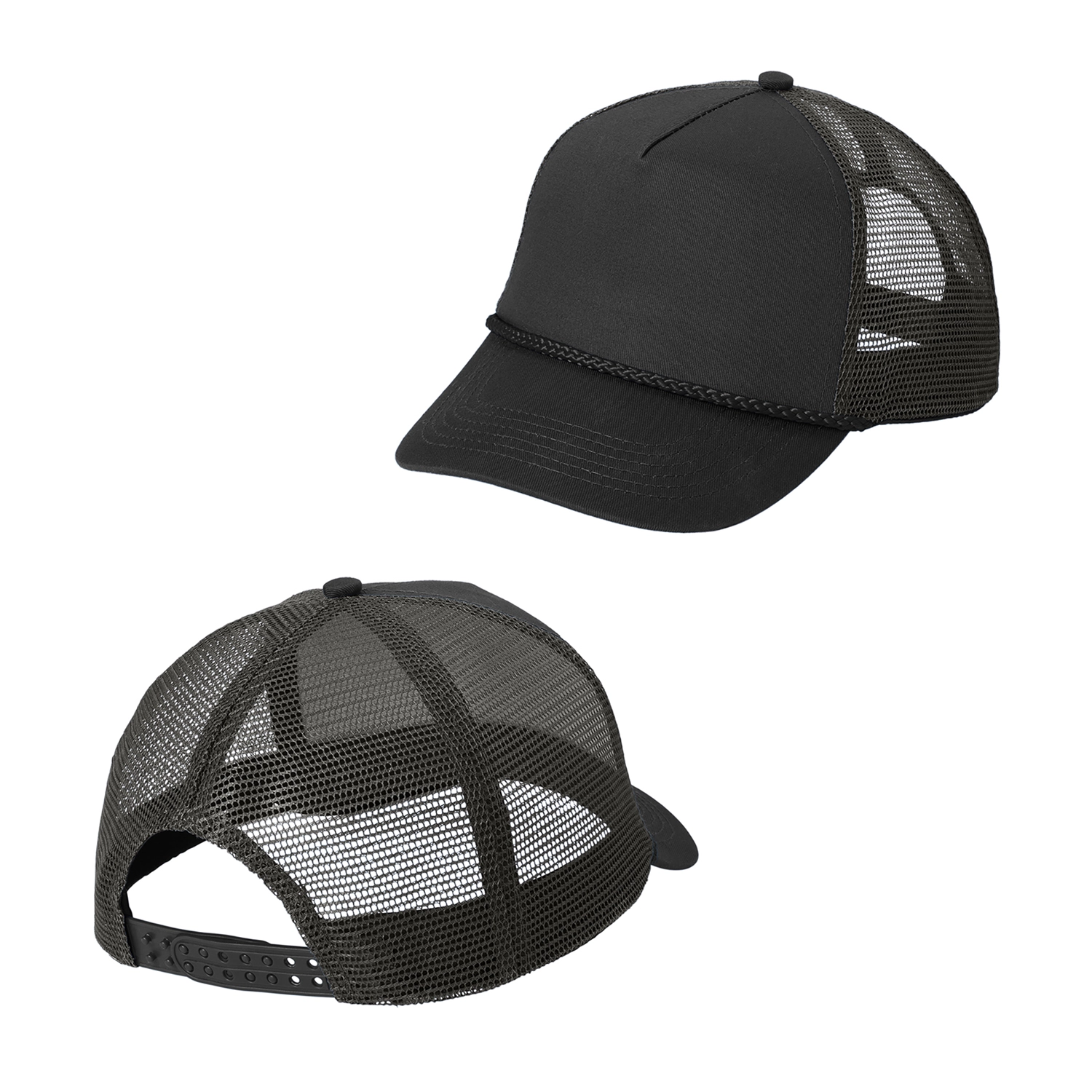 Port Authority 5-Panel Snapback Embroidered Cap 2